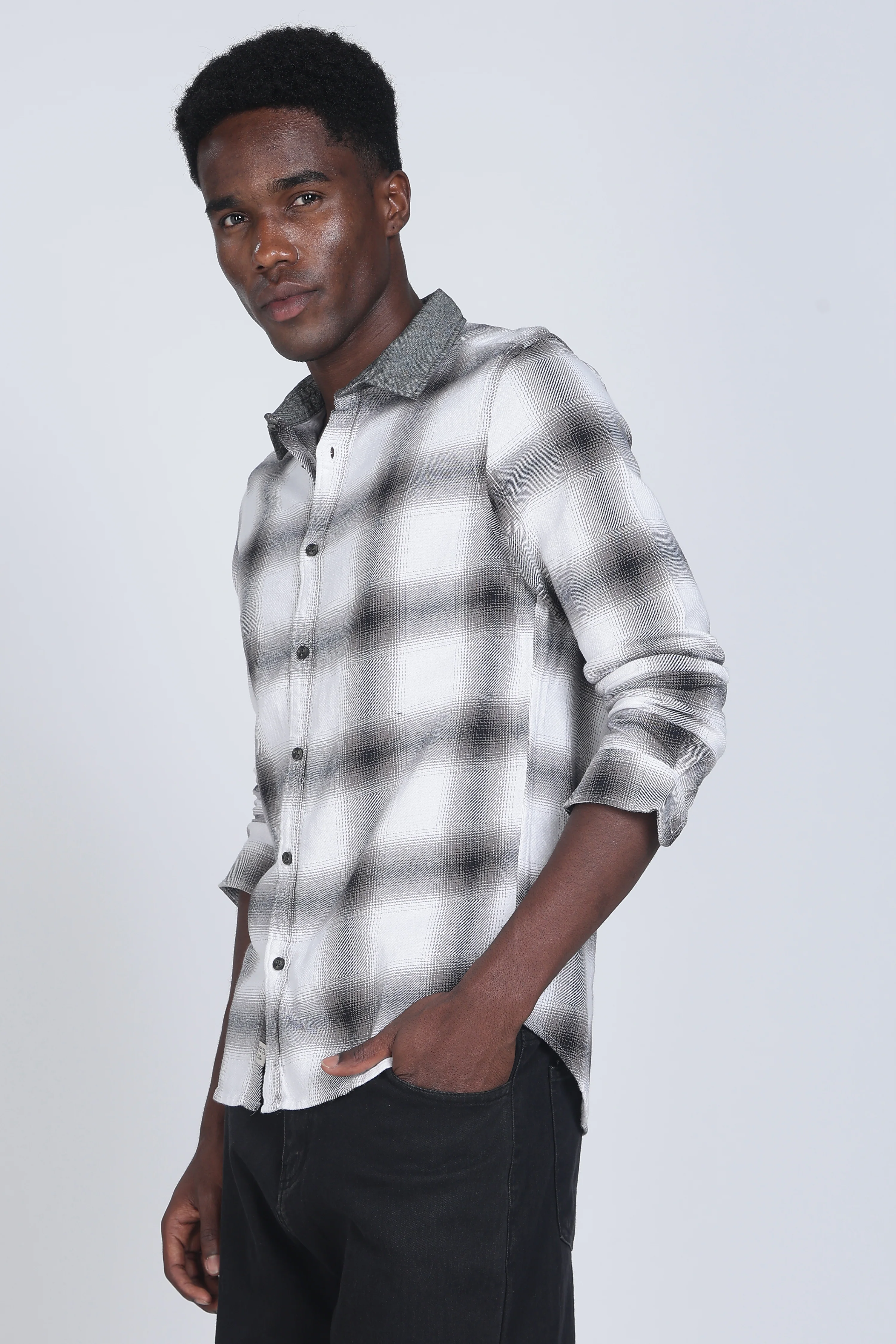 Men Buffer Dobby Check Shirt - Image 10
