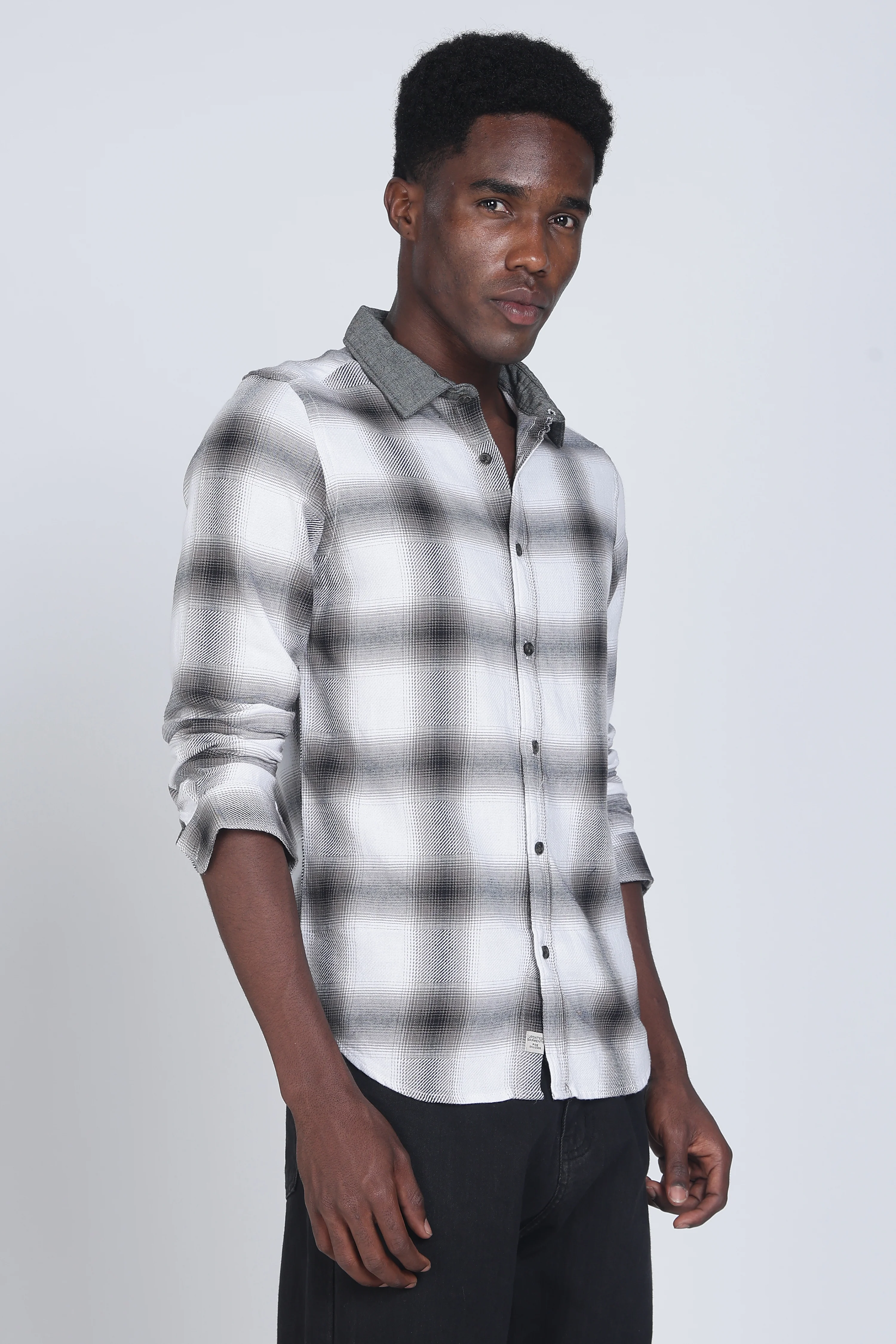 Men Buffer Dobby Check Shirt - Image 4