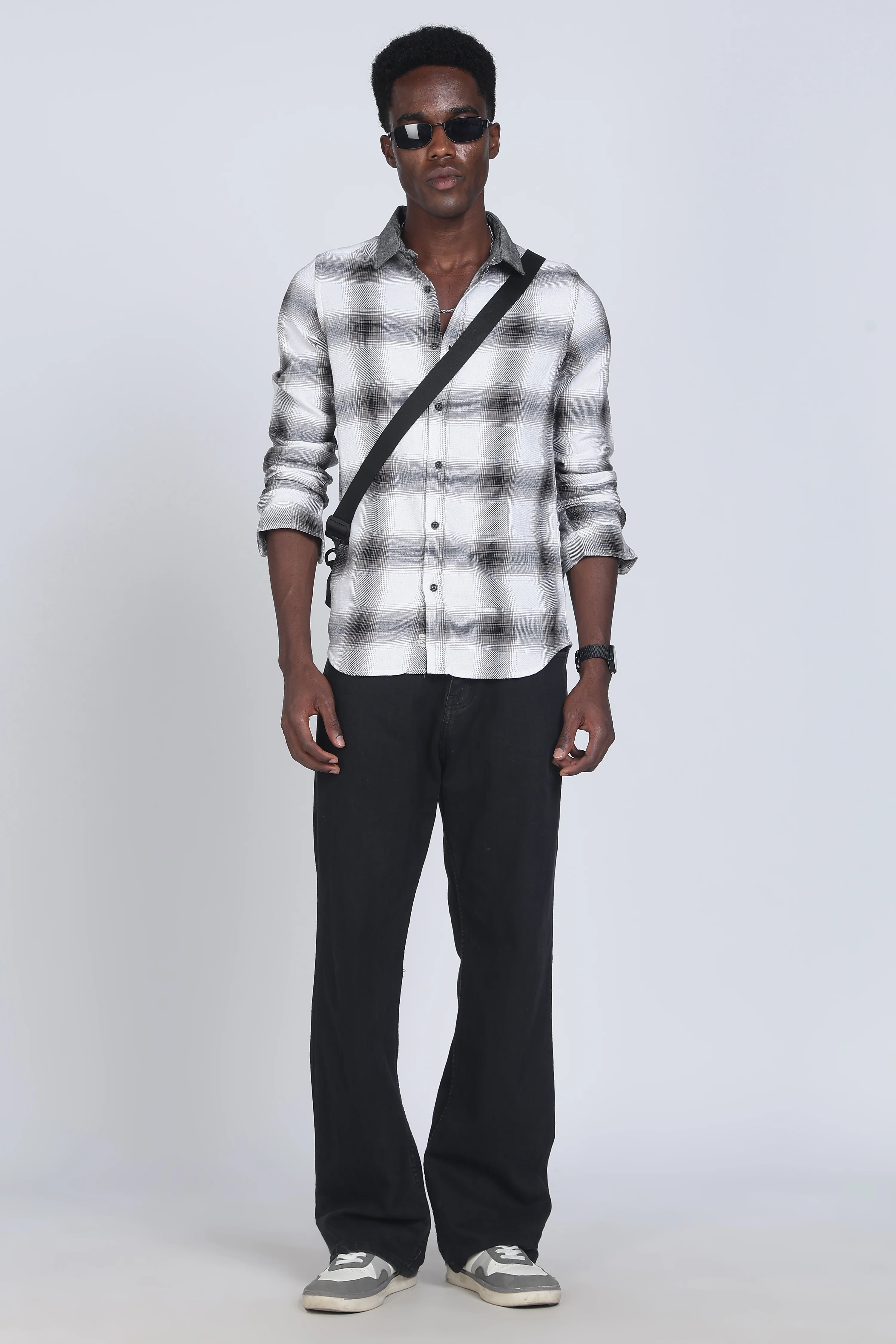 Men Buffer Dobby Check Shirt - Image 6
