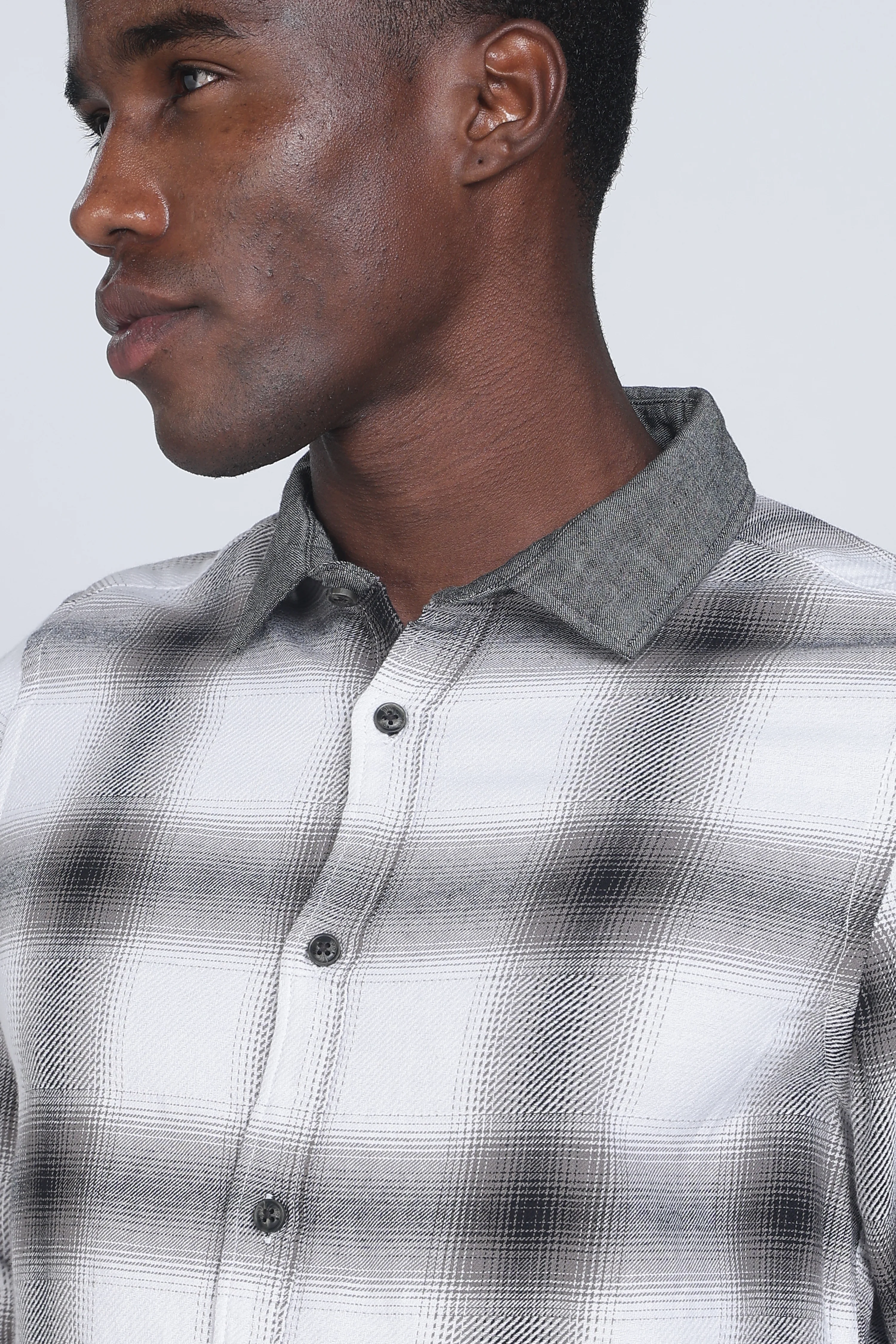 Men Buffer Dobby Check Shirt - Image 9