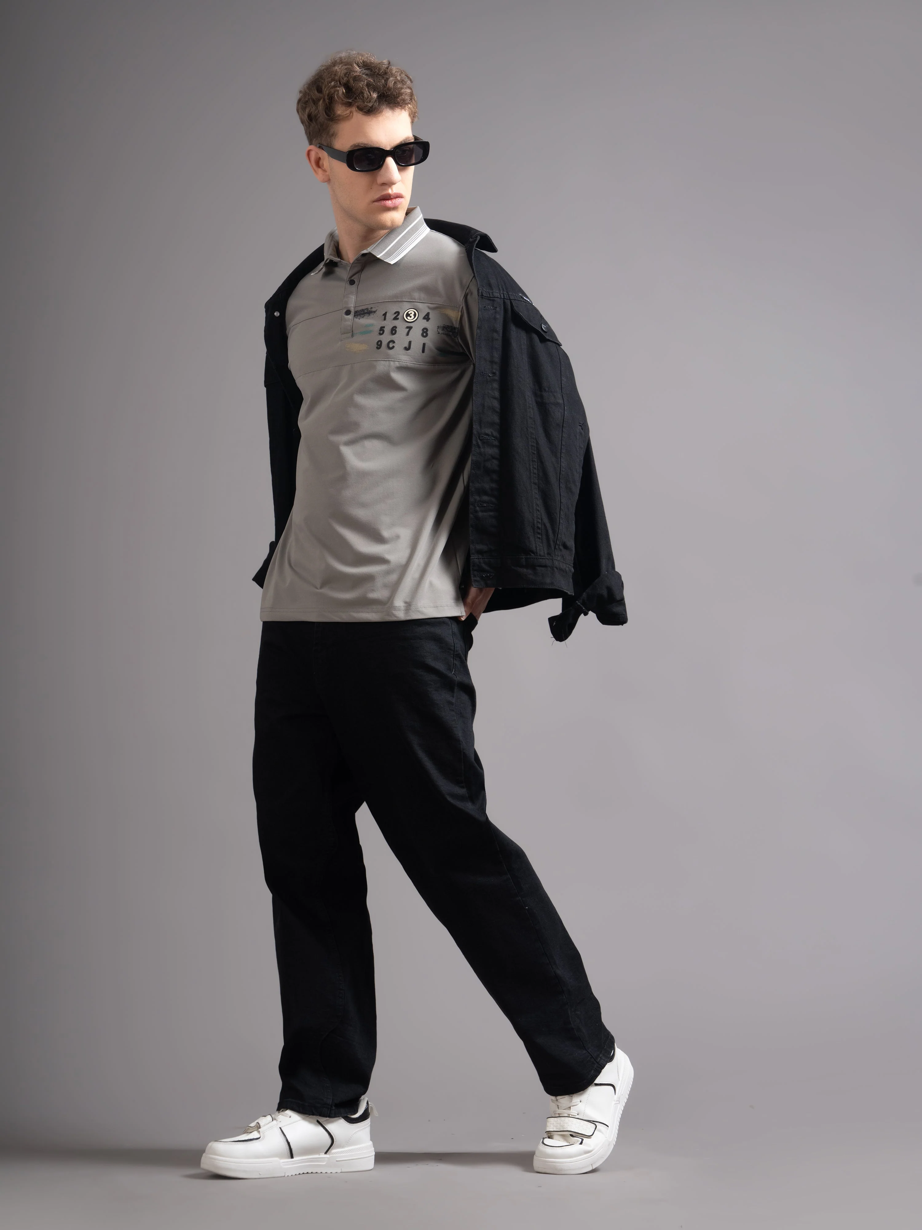 Men Calver White Polo T-Shirt - Image 7
