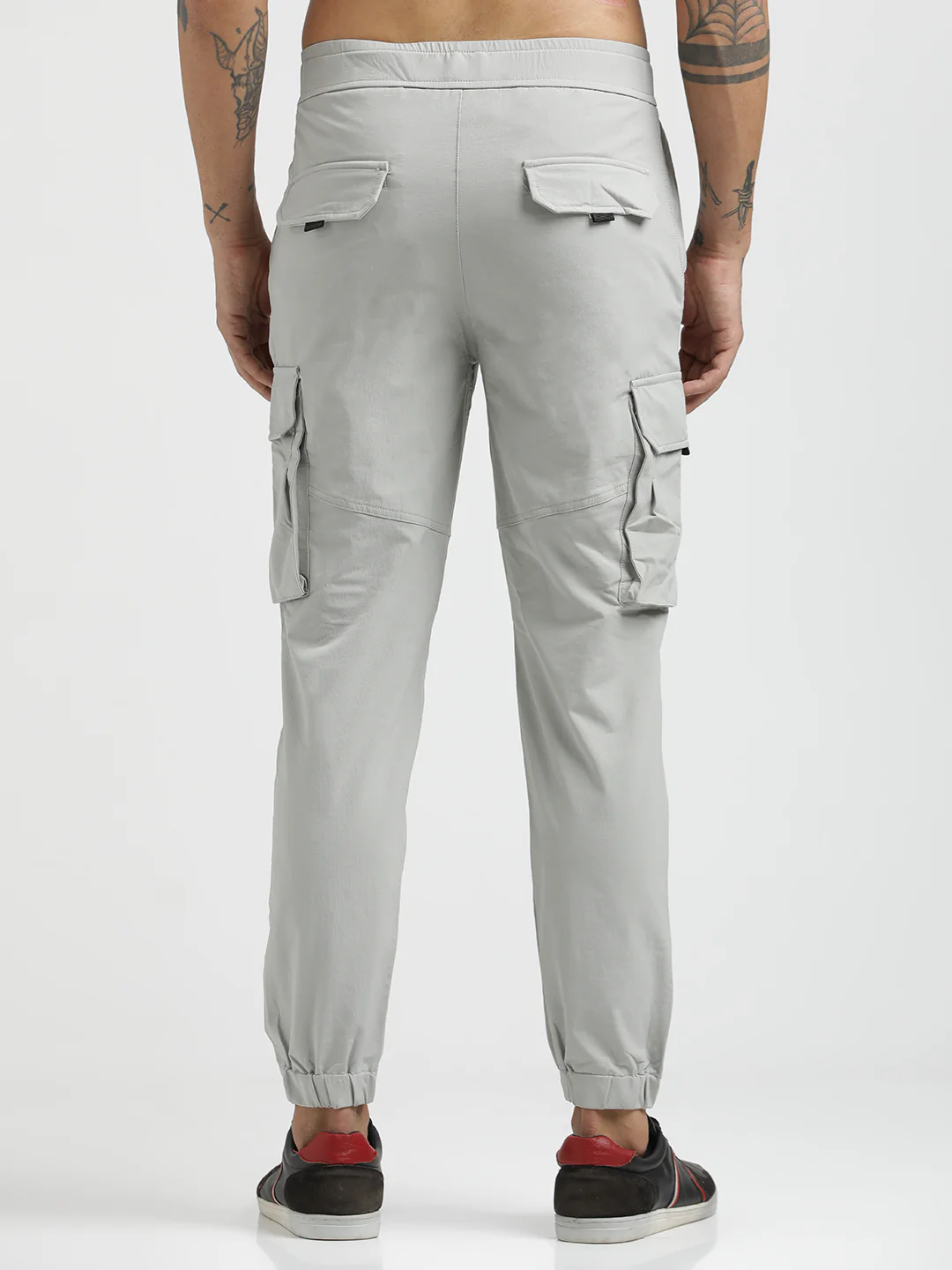 Men Cargo Joggers with Multi-Pocket Design - Image 3