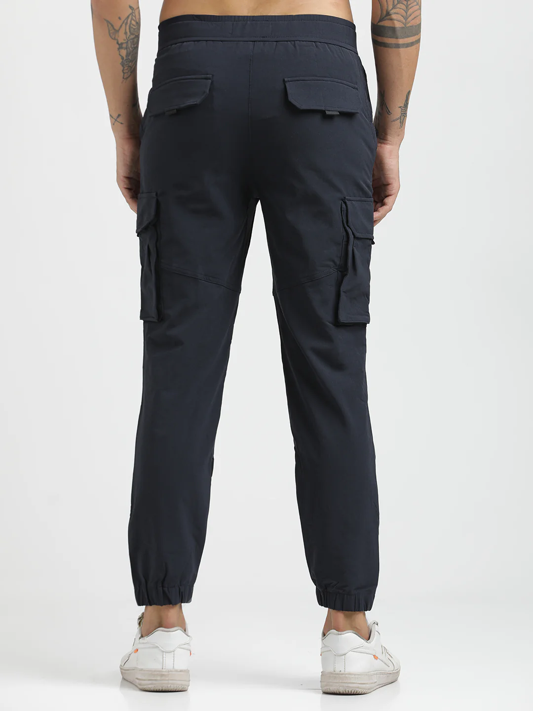 Men Cargo Joggers with Multi-Pocket Design - Image 3