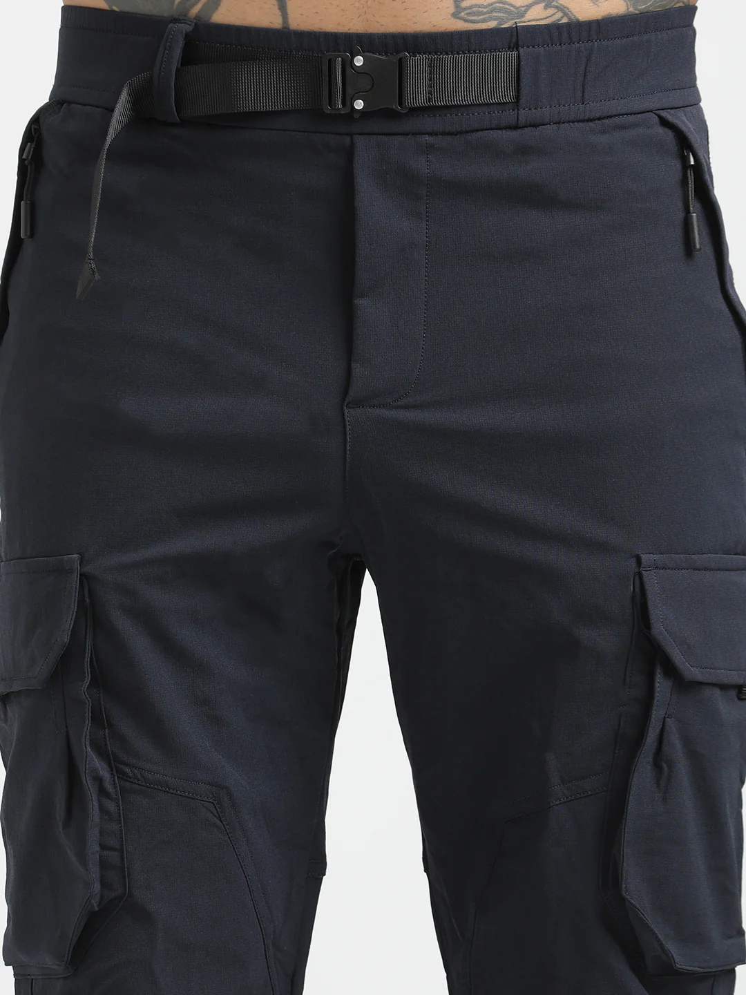 Men Cargo Joggers with Multi-Pocket Design - Image 5