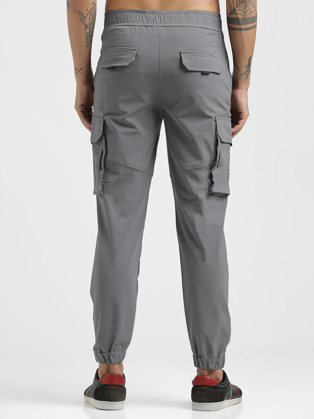 Men Cargo Joggers with Multi-Pocket Design - Image 3