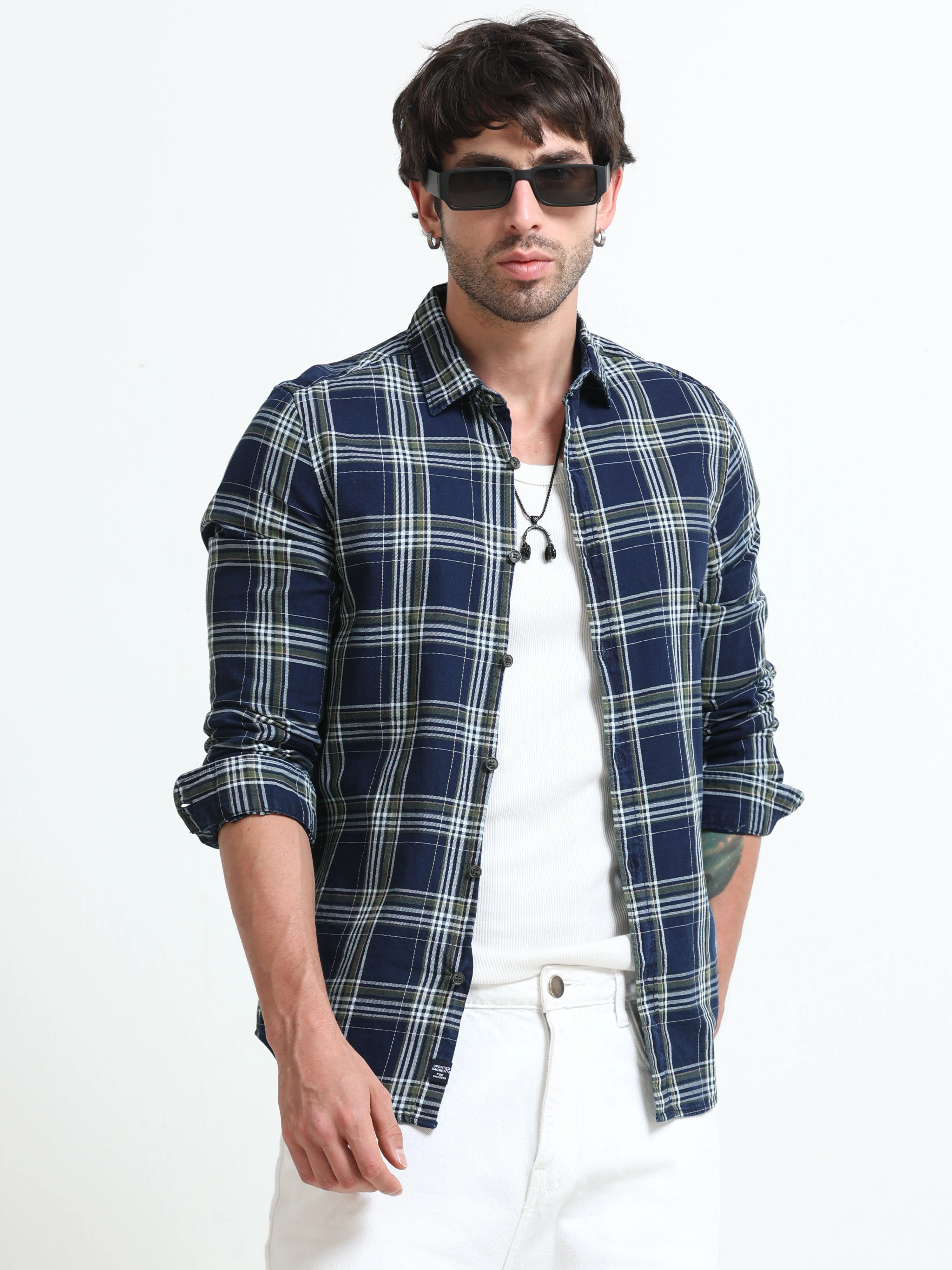 Men Carol Check Shirt - Image 5