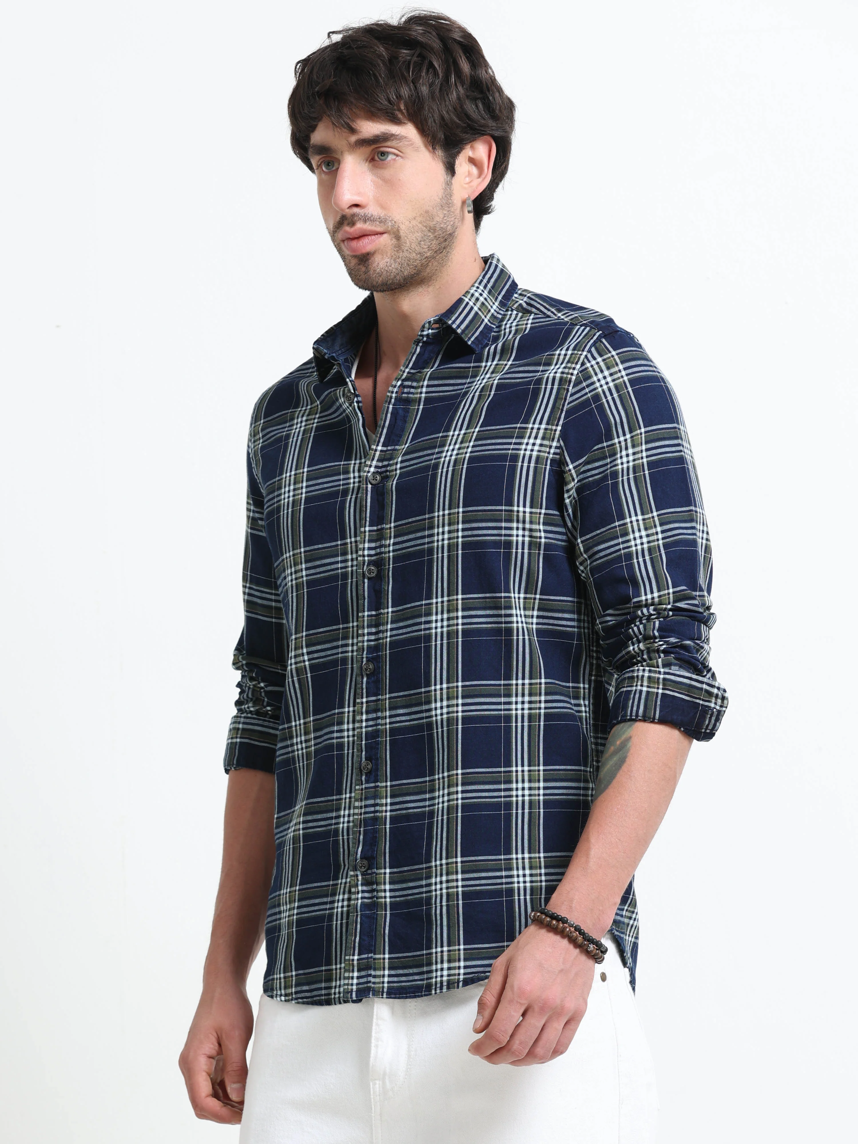 Men Carol Check Shirt - Image 6