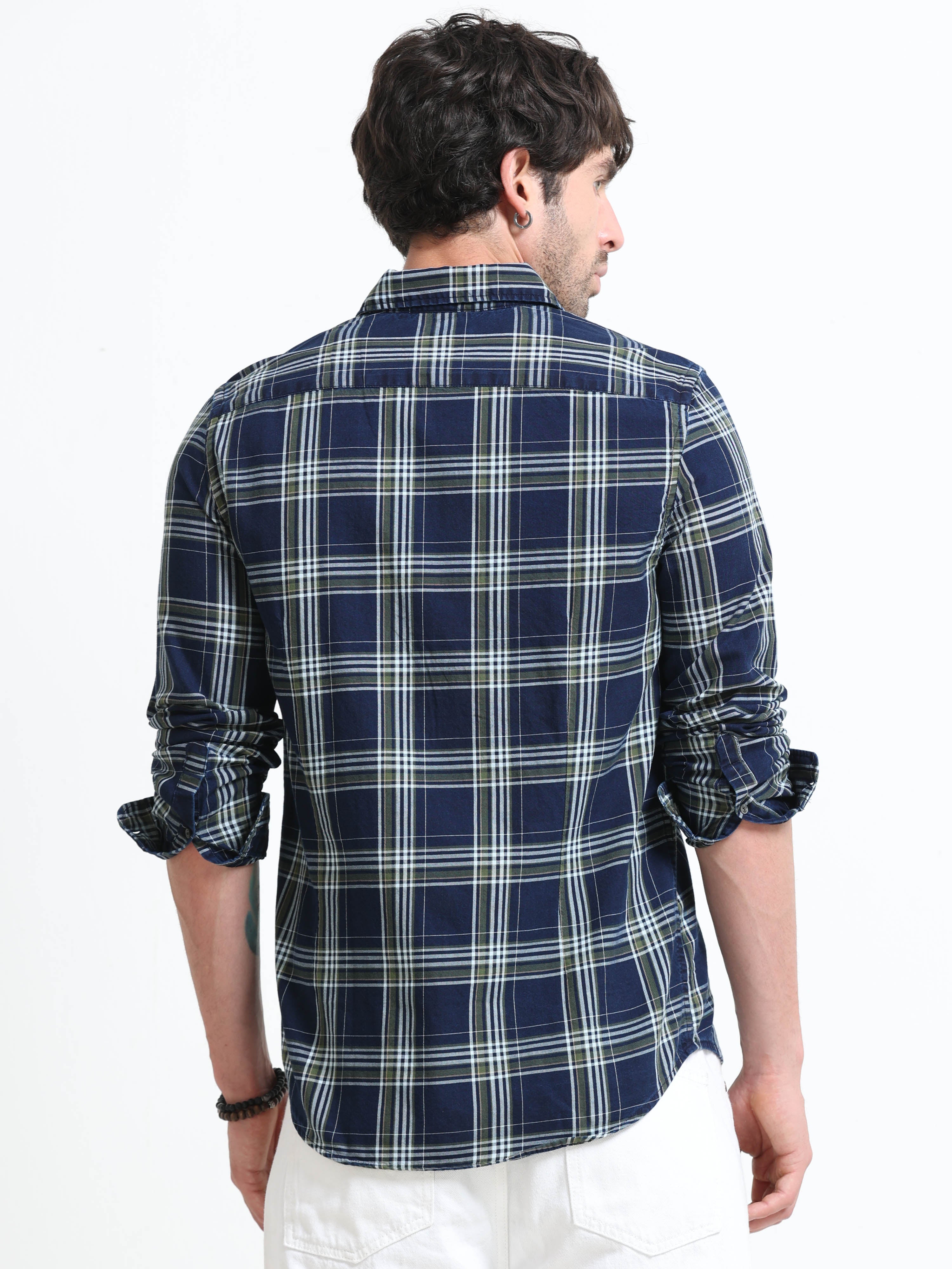 Men Carol Check Shirt - Image 7