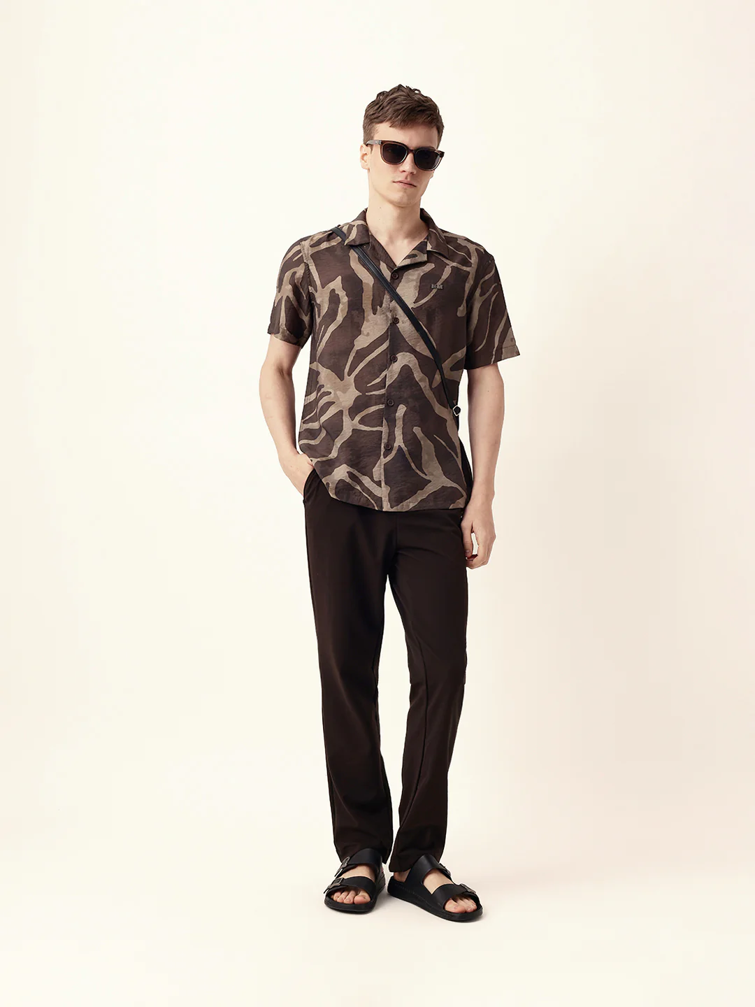Men Casual Abstract Print Shirt - Image 7