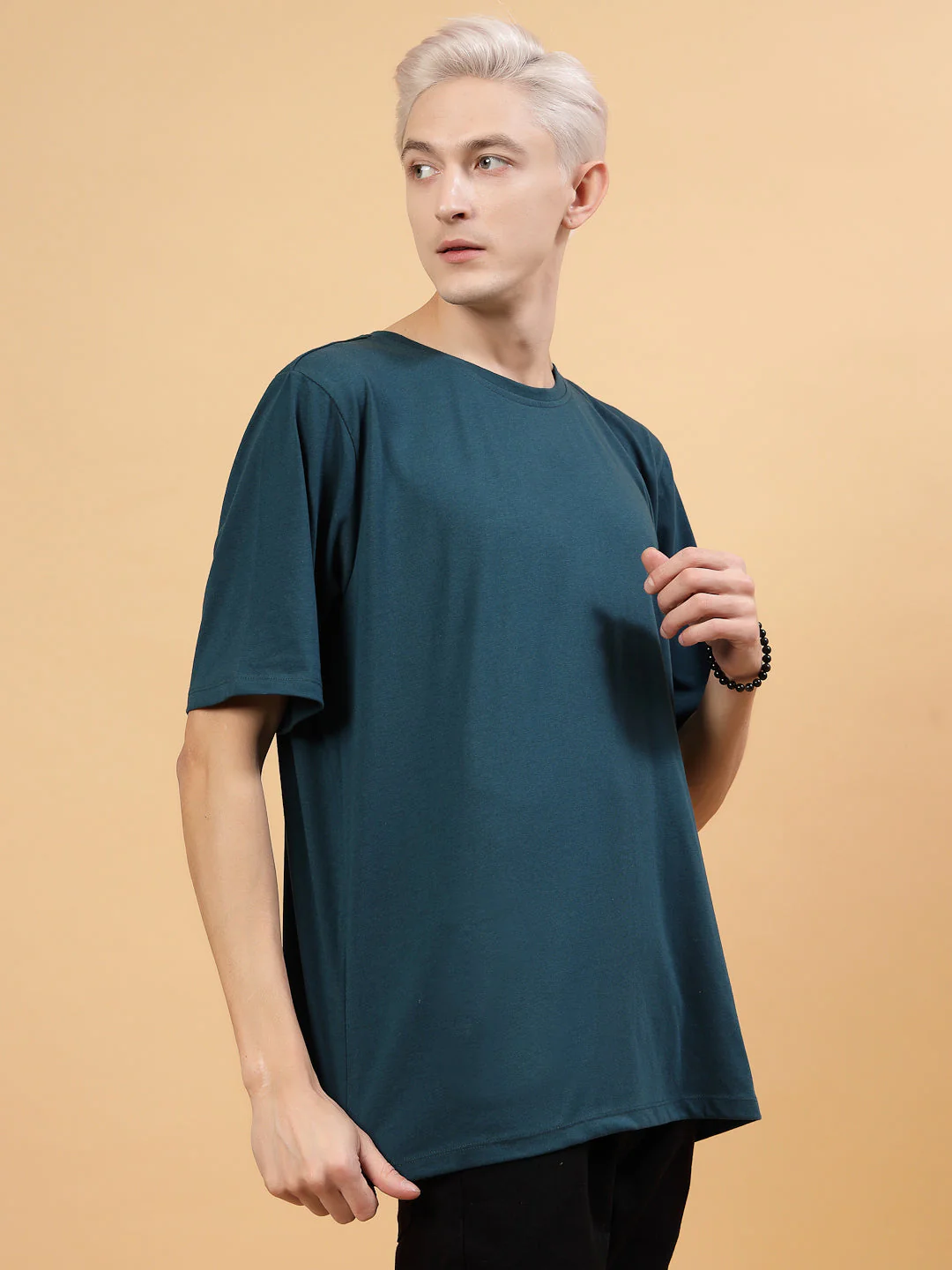 Men Casual Comfort Oversized Cotton Fabric Tshirt - Image 4
