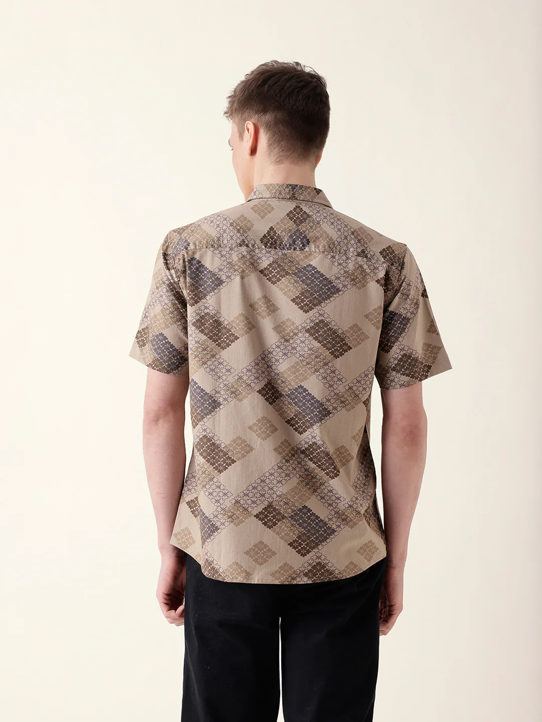 Men Casual Geometric Print Shirt - Image 7