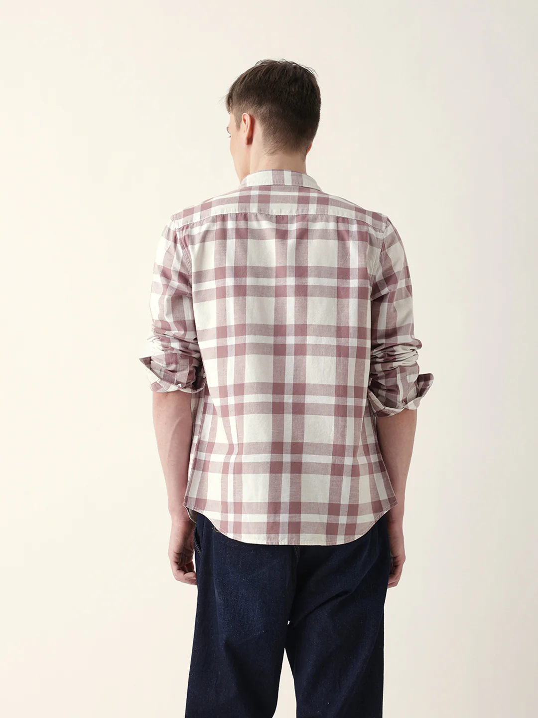 Men Casual Plaid Flannel Shirt - Image 7