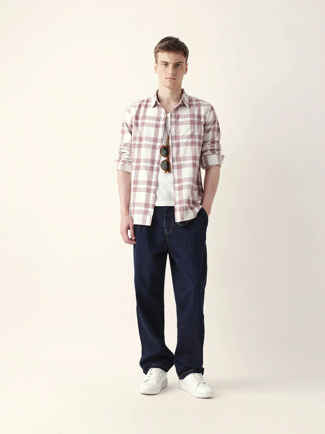 Men Casual Plaid Flannel Shirt - Image 8
