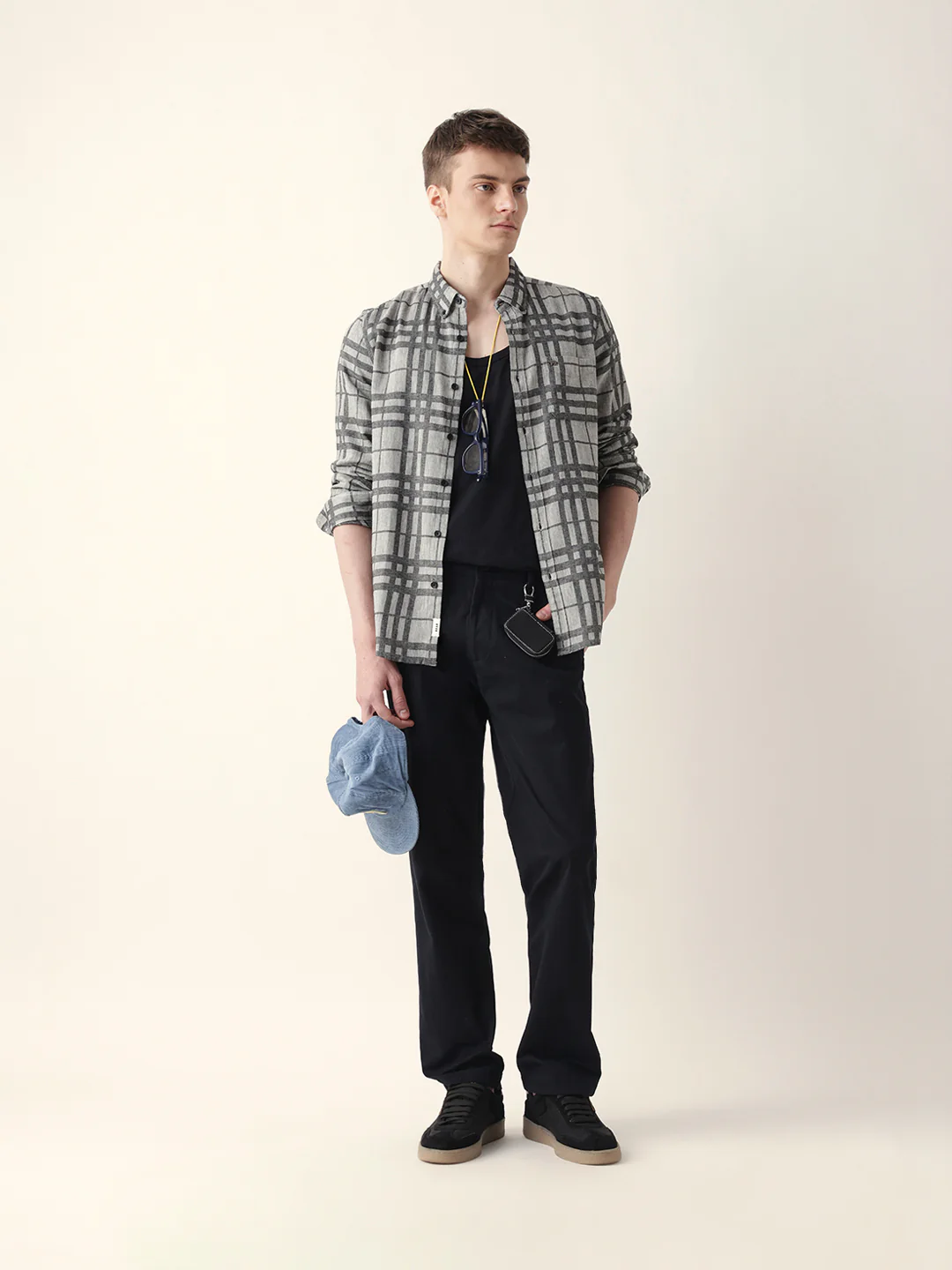 Men Casual Plaid Flannel Shirt - Image 8