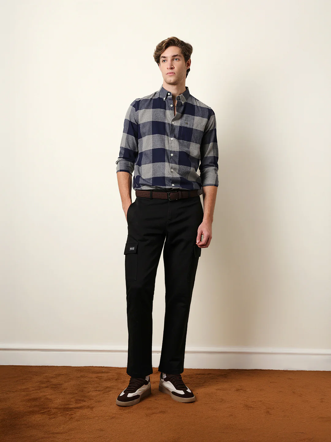 Men Checked Casual Full-Sleeve Shirt - Image 8