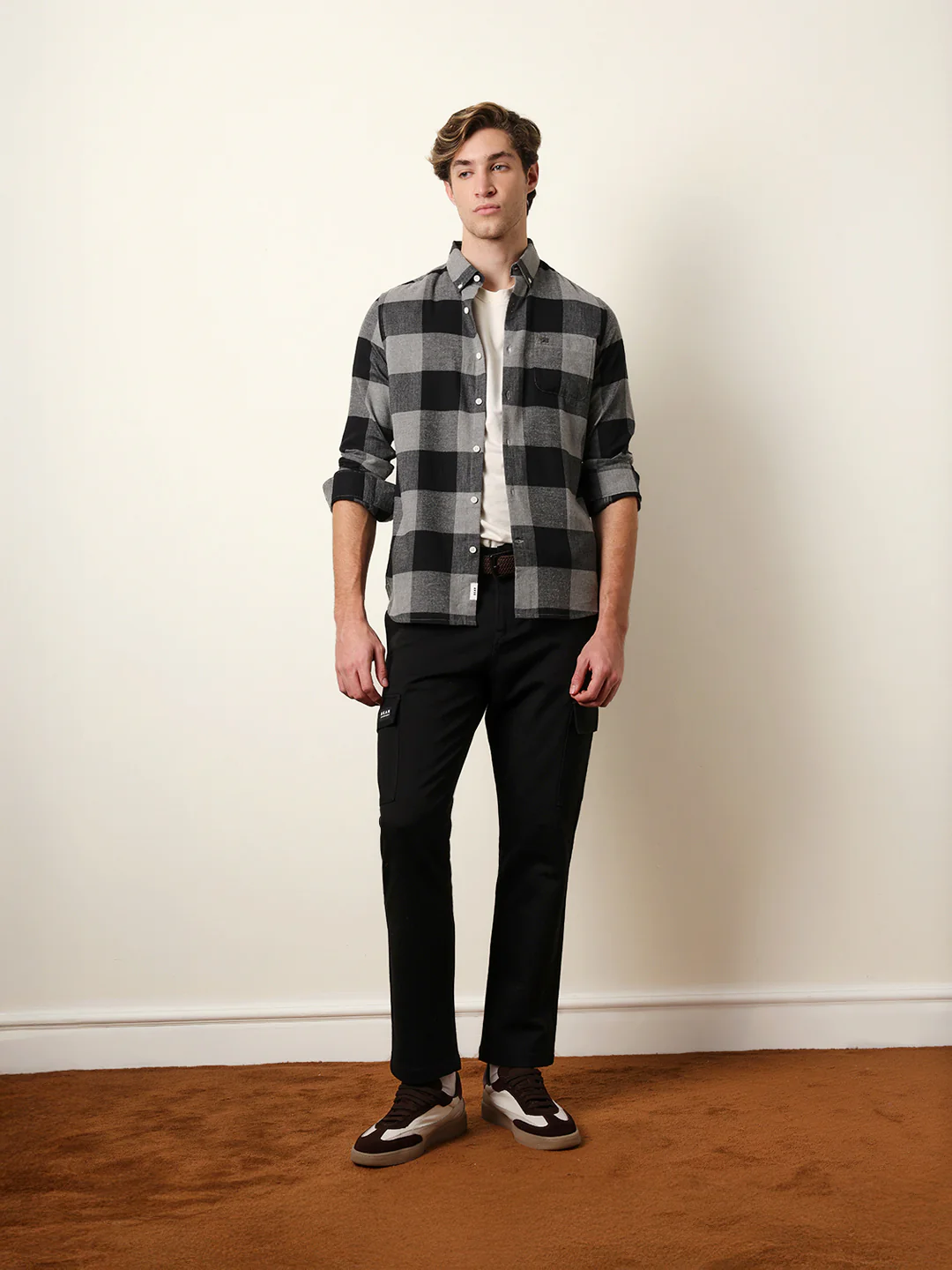 Men Checked Casual Full-Sleeve Shirt - Image 8