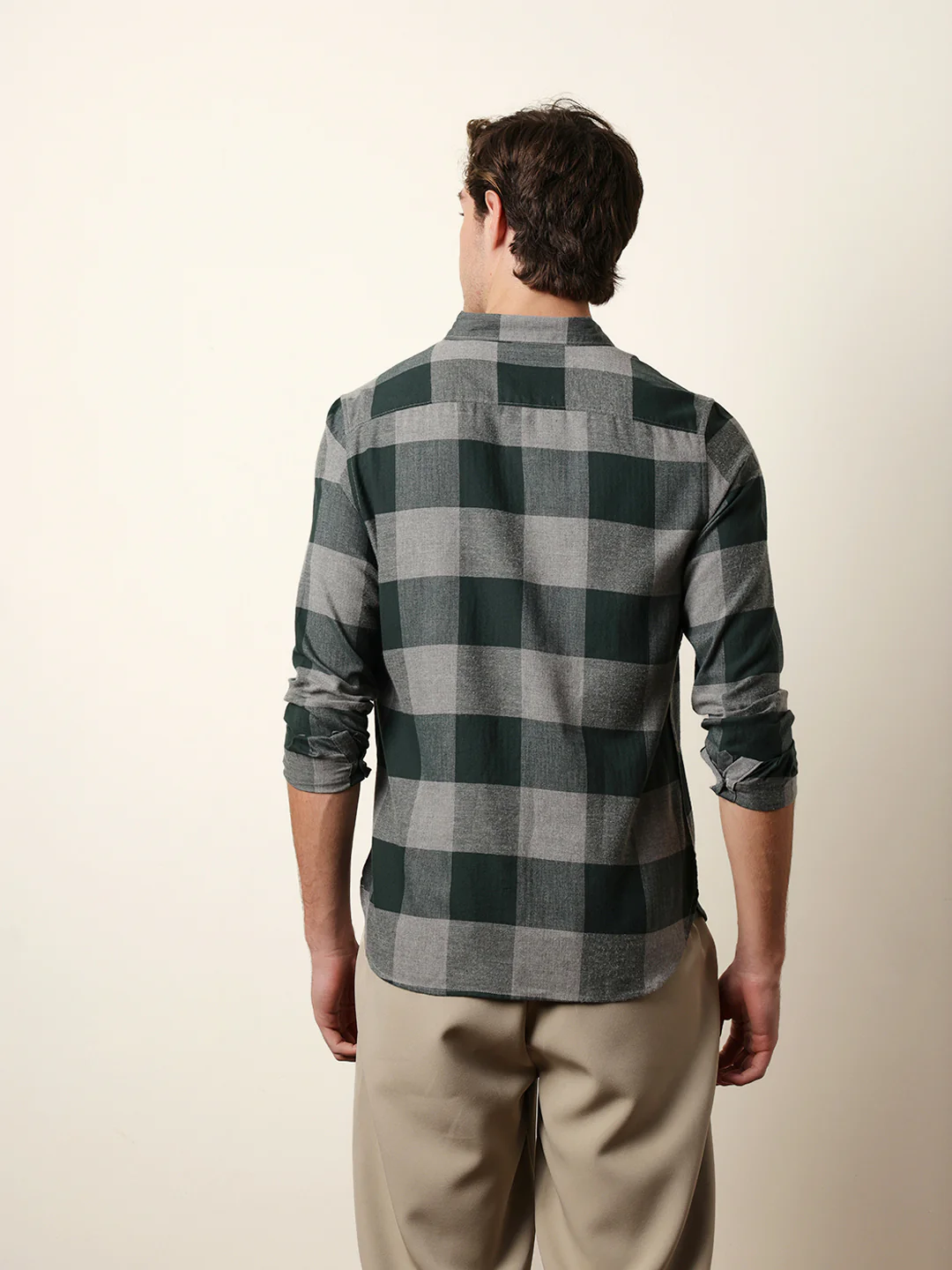 Men Checked Casual Full-Sleeve Shirt - Image 7