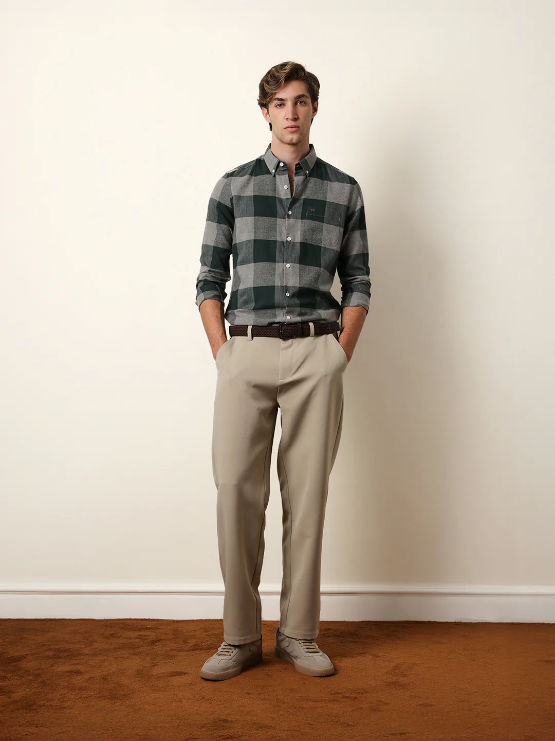 Men Checked Casual Full-Sleeve Shirt - Image 8