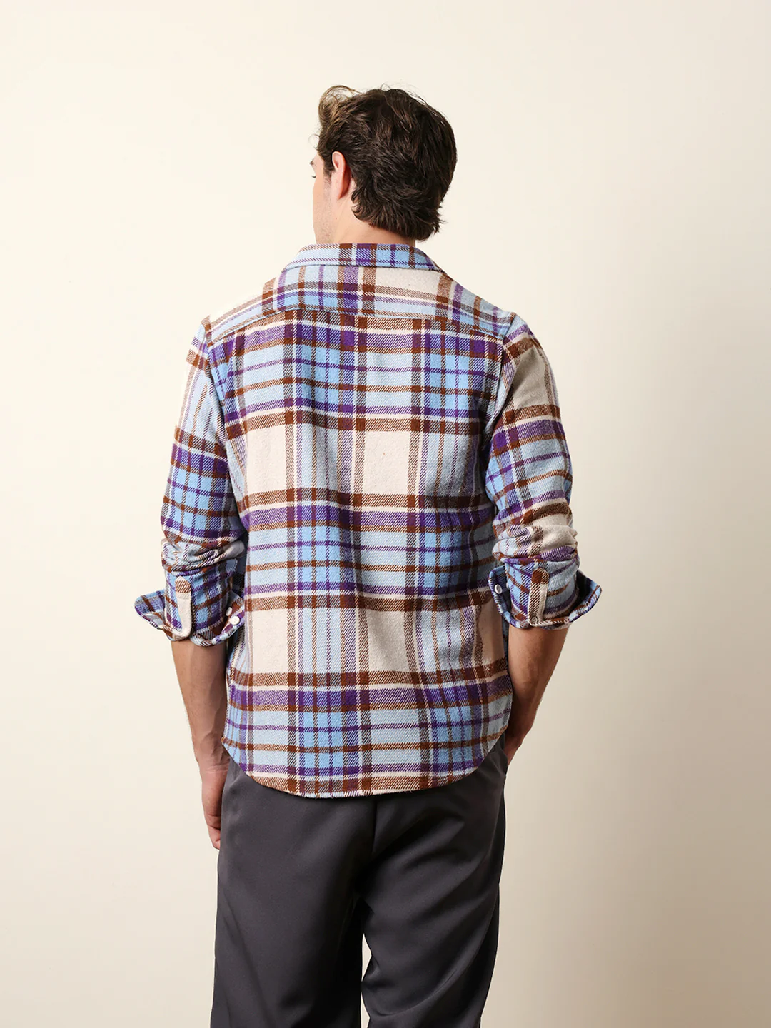 Men Checked Casual Full-Sleeve Shirt - Image 7