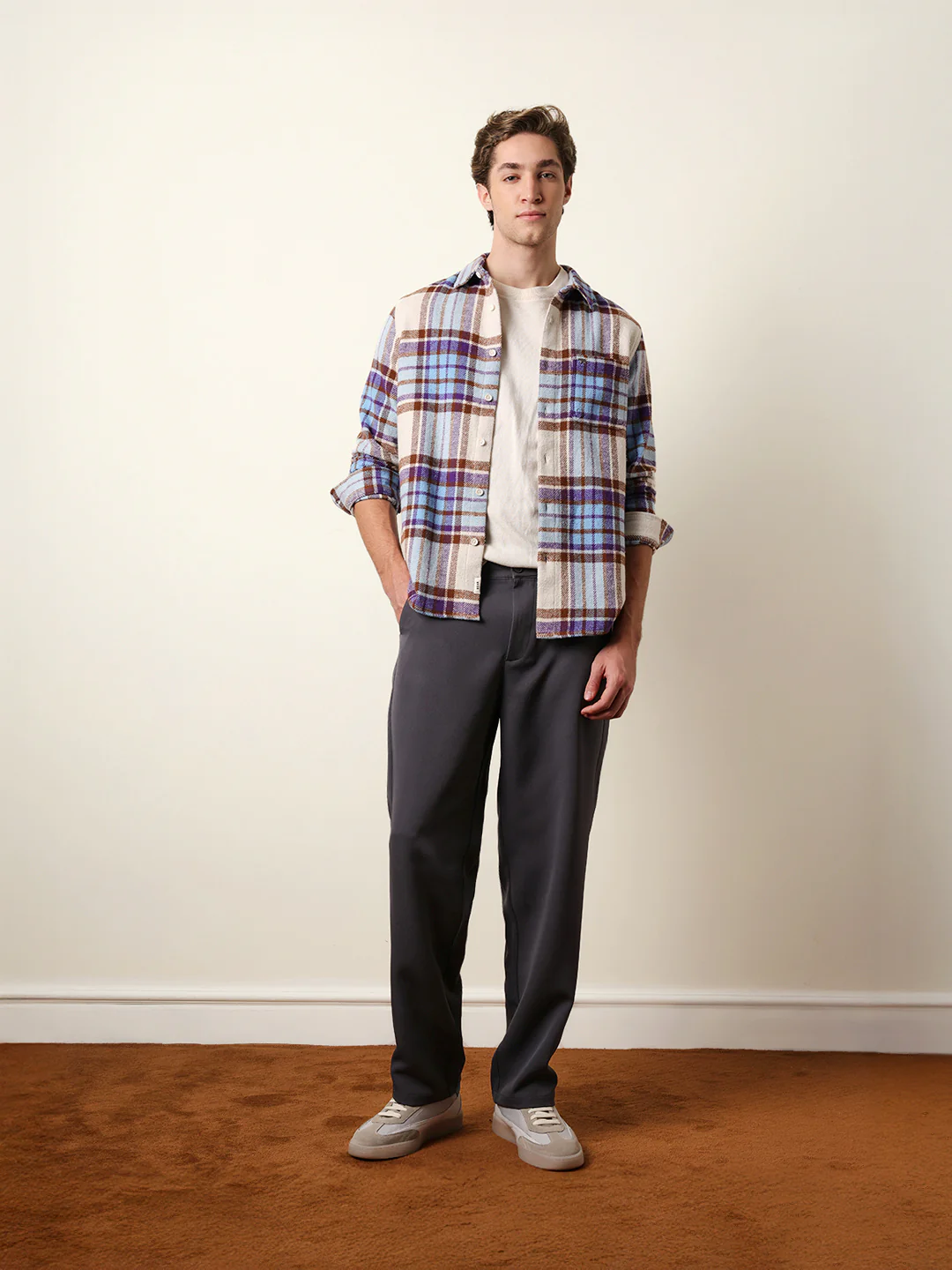 Men Checked Casual Full-Sleeve Shirt - Image 8
