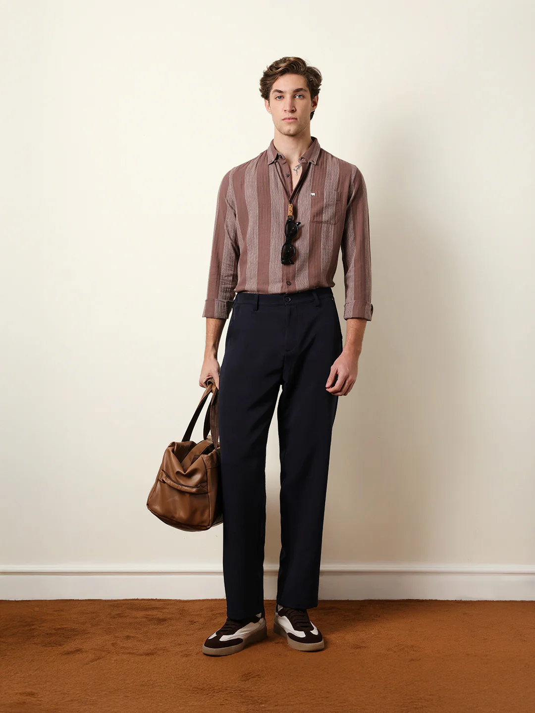 Men Checked Casual Full-Sleeve Shirt - Image 2