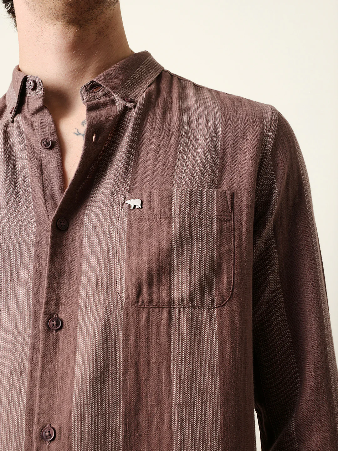 Men Checked Casual Full-Sleeve Shirt - Image 6