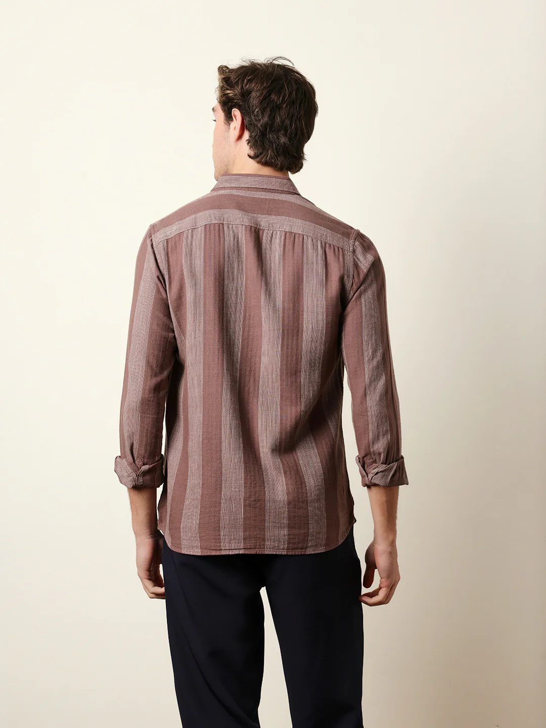 Men Checked Casual Full-Sleeve Shirt - Image 7