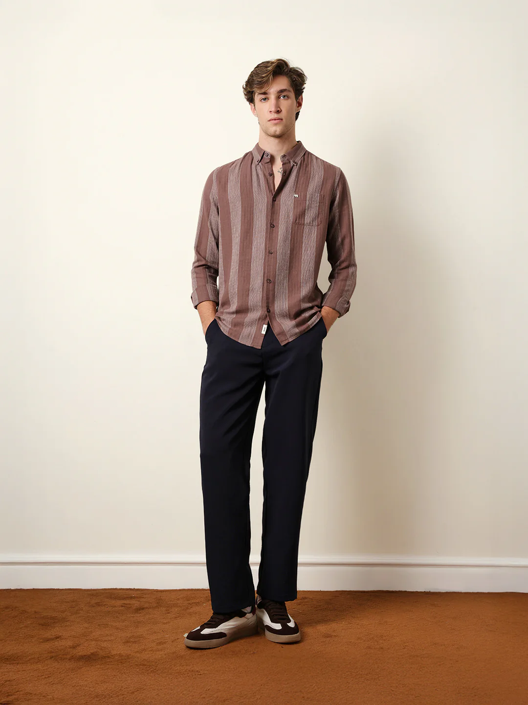 Men Checked Casual Full-Sleeve Shirt - Image 8