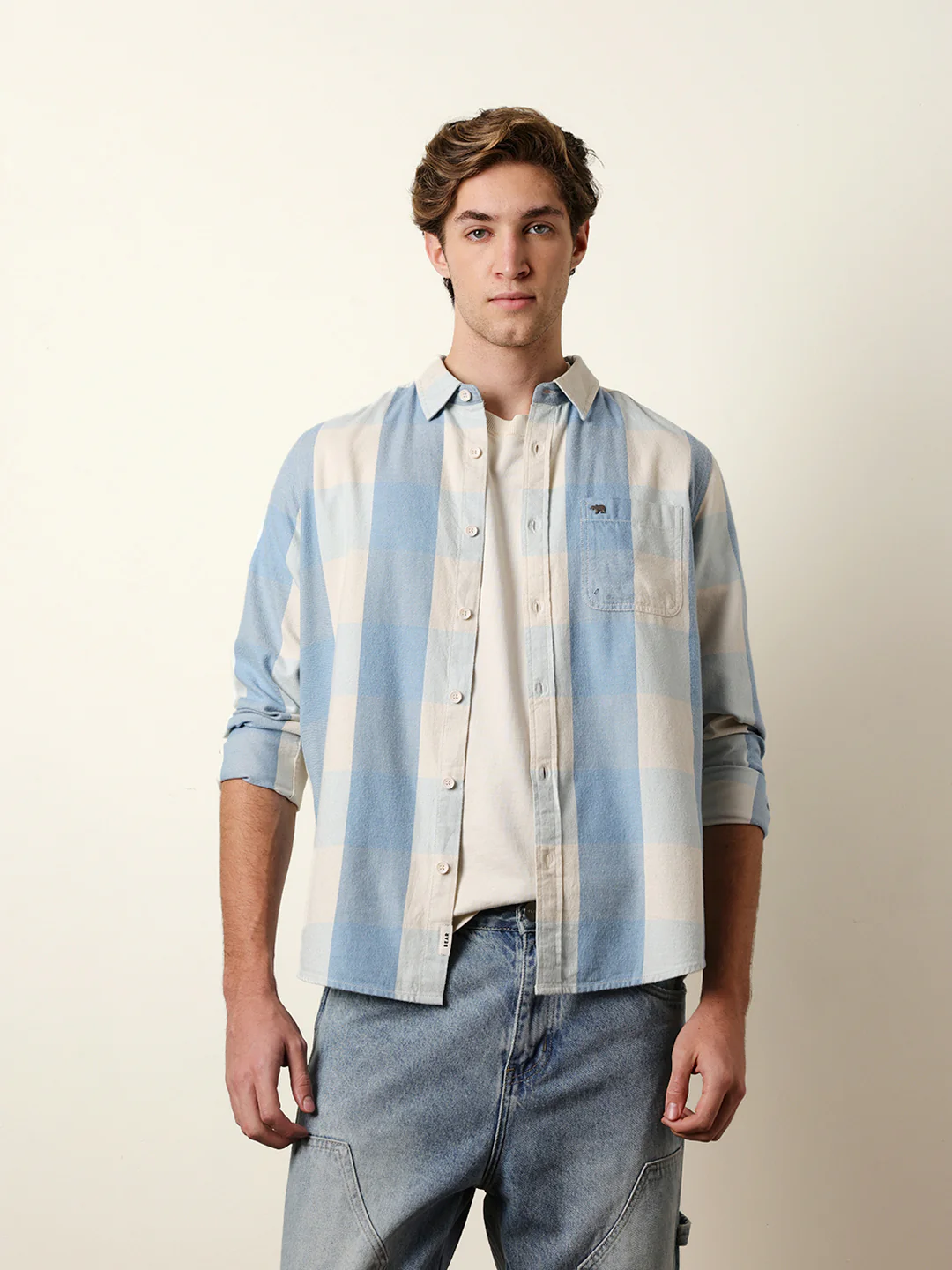 Men Checked Casual Full-Sleeve Shirt - Image 3