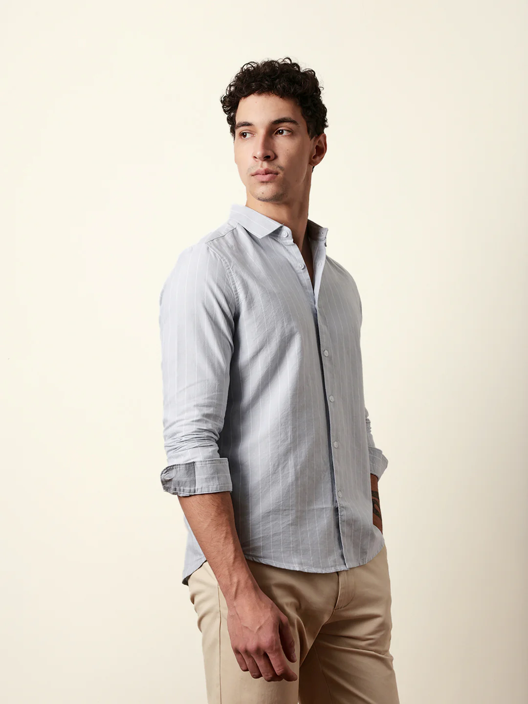 Men Checked Casual Full-Sleeve Shirt - Image 5