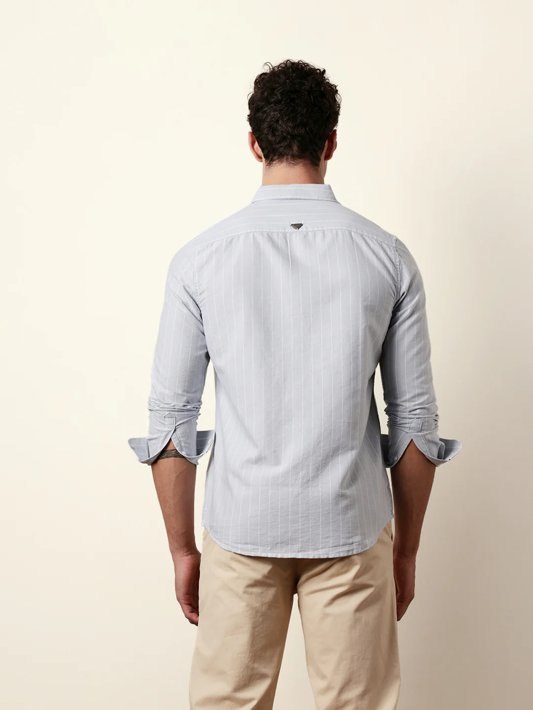 Men Checked Casual Full-Sleeve Shirt - Image 7