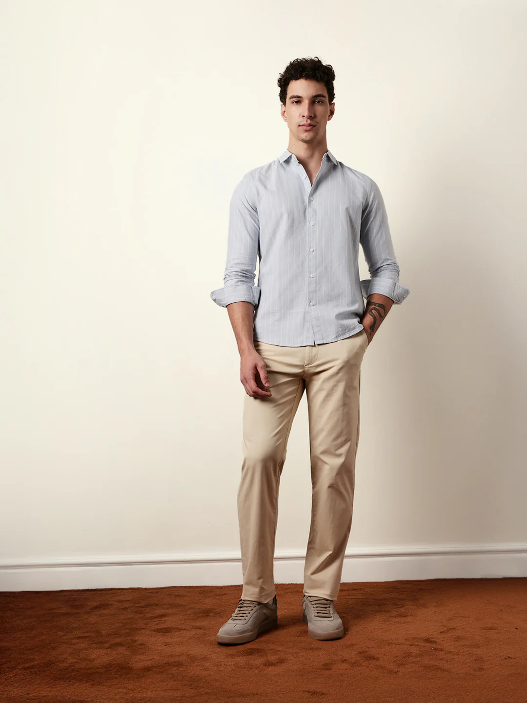 Men Checked Casual Full-Sleeve Shirt - Image 8