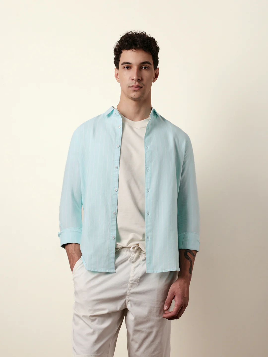 Men Checked Casual Full-Sleeve Shirt - Image 3