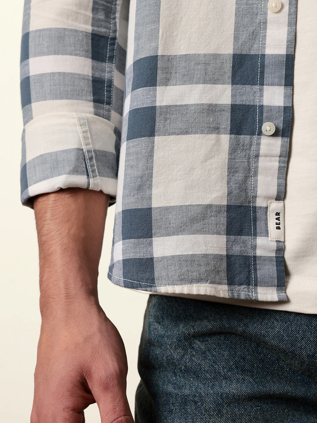 Men Checked Casual Full-Sleeve Shirt - Image 6
