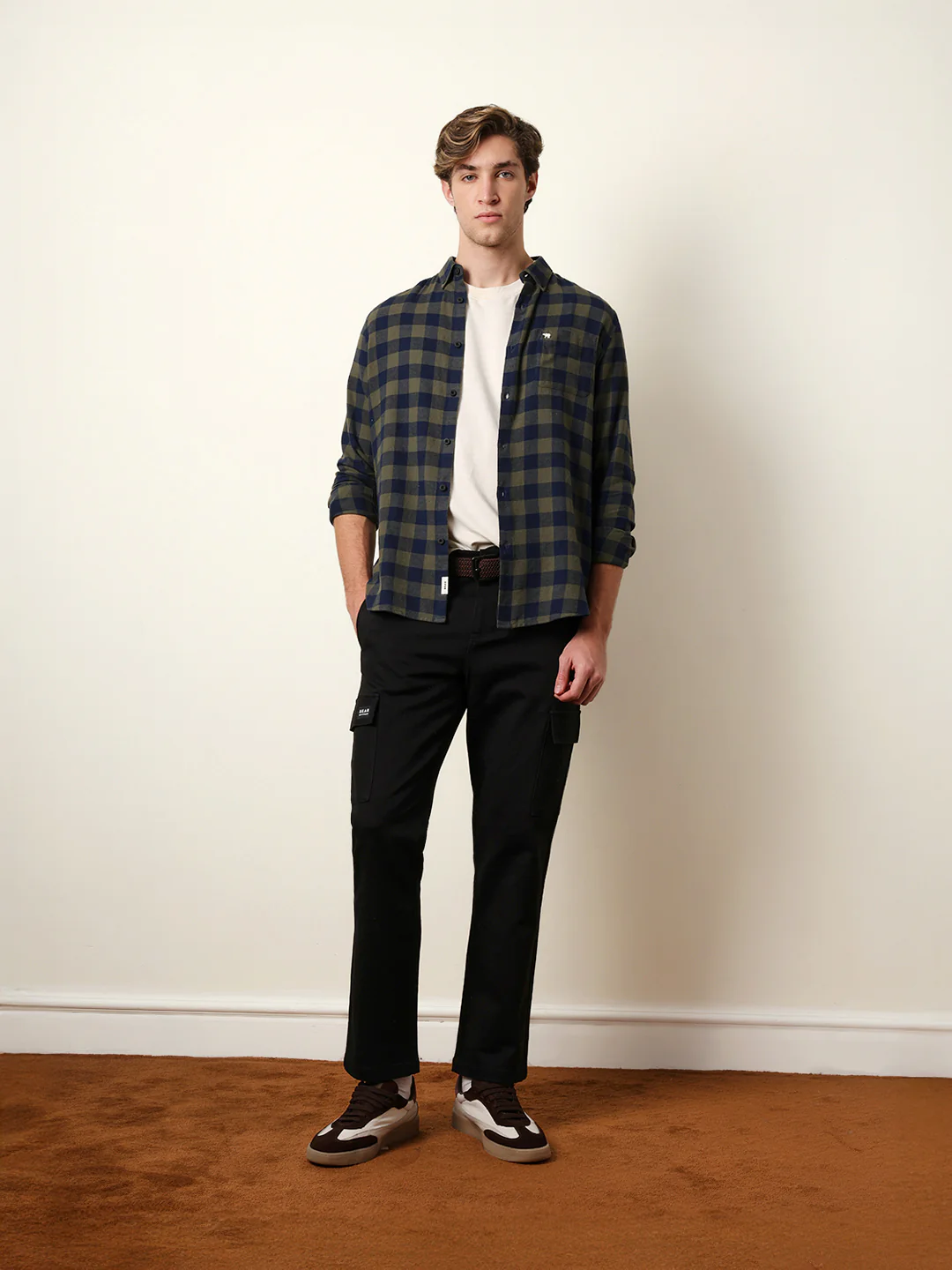 Men Checked Casual Full-Sleeve Shirt - Image 8