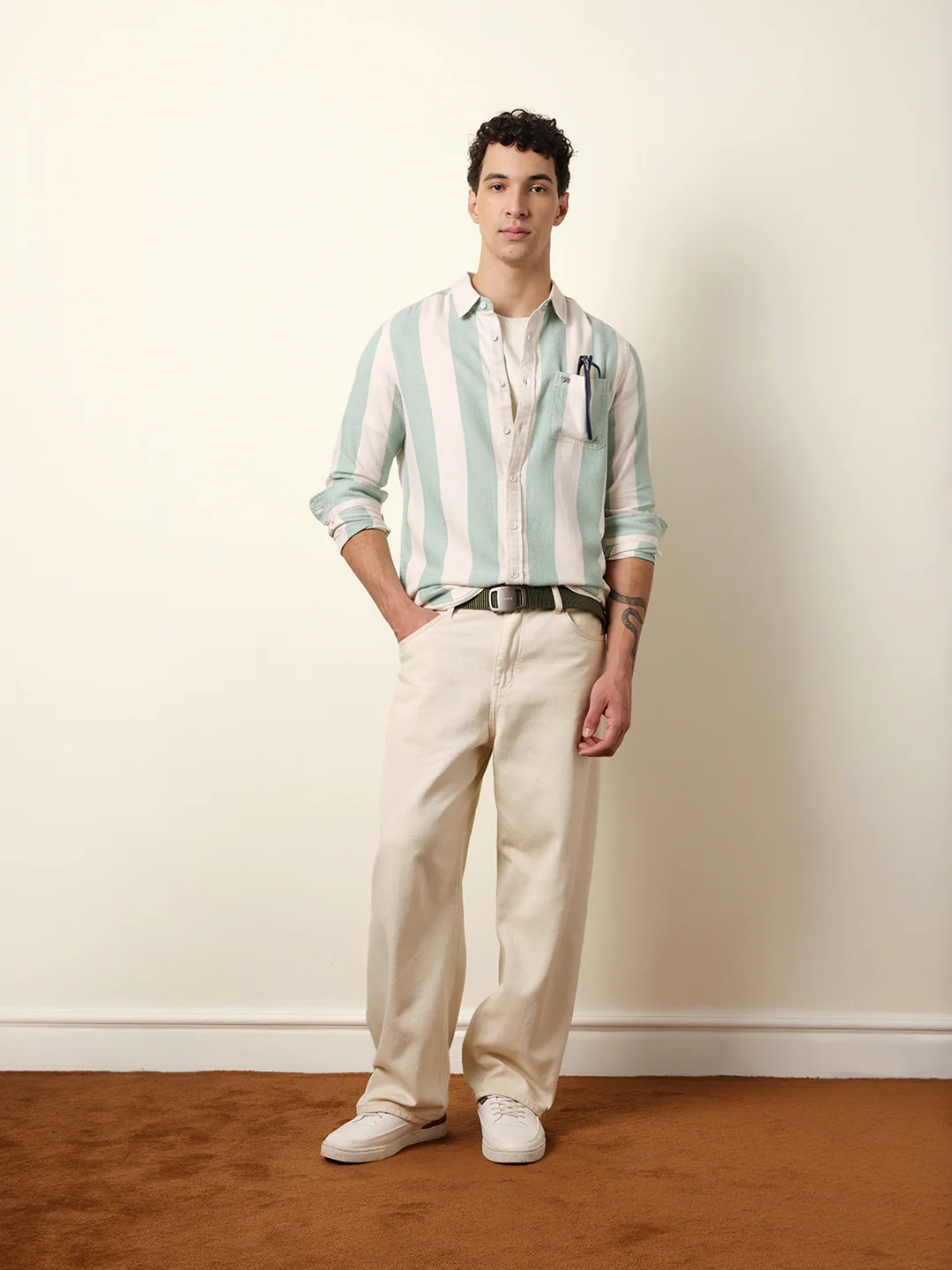 Men Checked Casual Full-Sleeve Shirt - Image 2