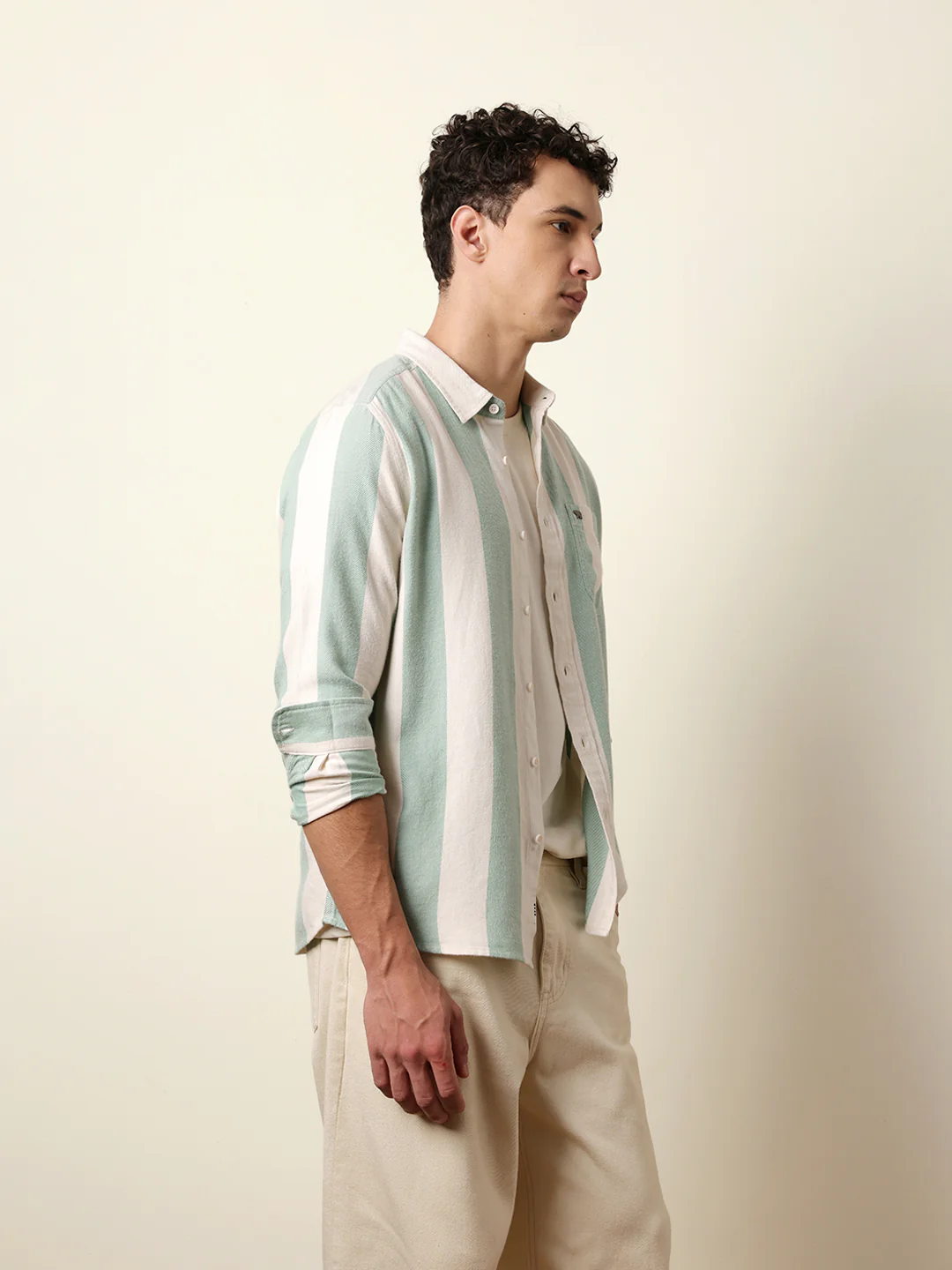 Men Checked Casual Full-Sleeve Shirt - Image 5