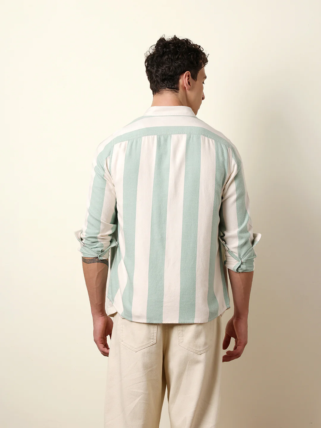 Men Checked Casual Full-Sleeve Shirt - Image 7