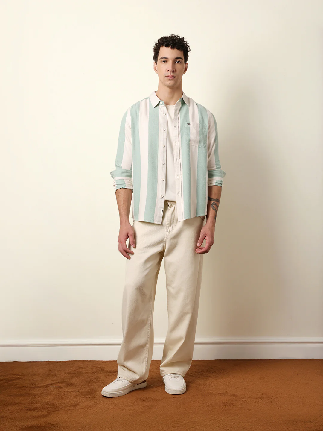Men Checked Casual Full-Sleeve Shirt - Image 8