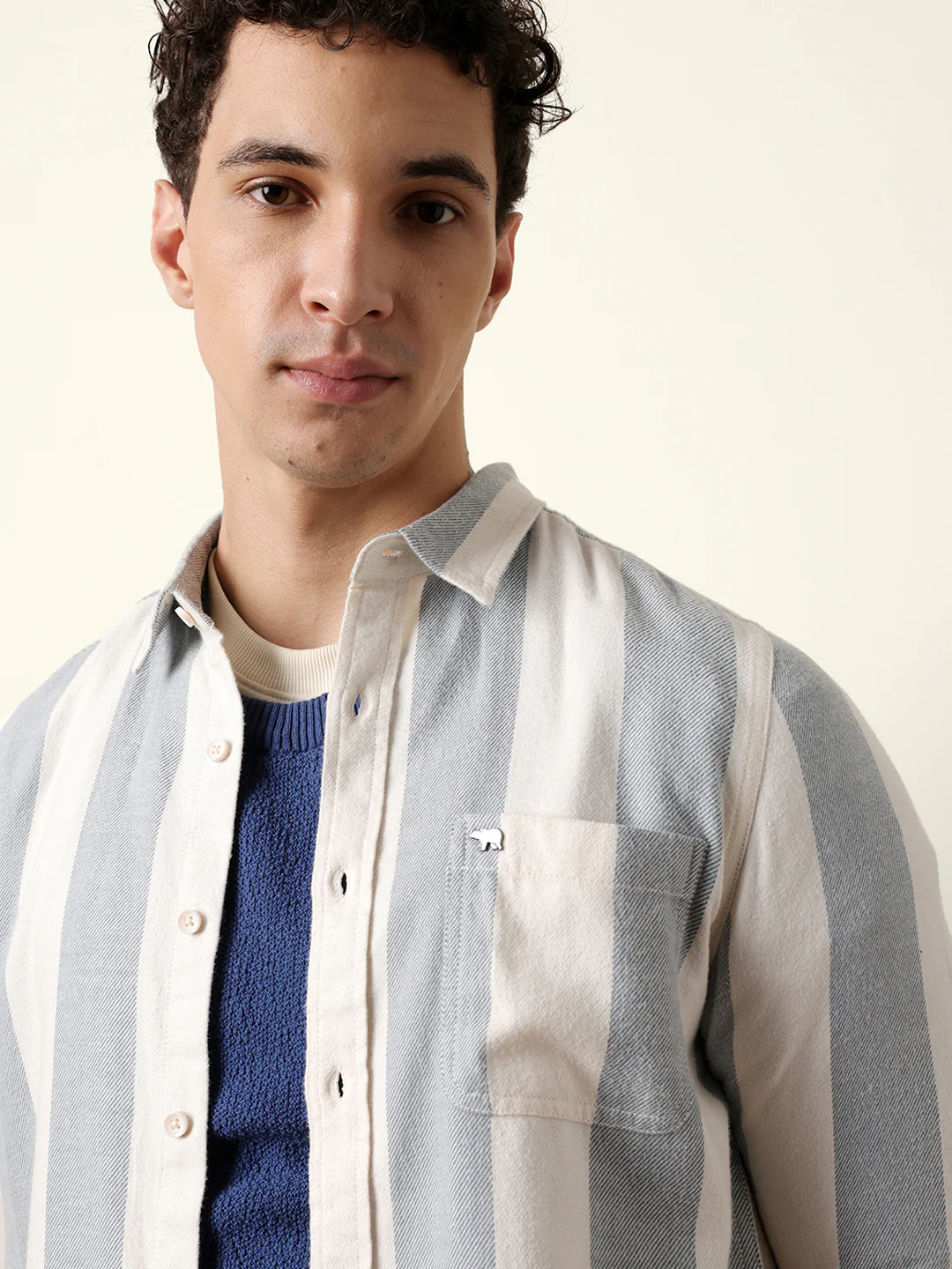 Men Checked Casual Full-Sleeve Shirt - Image 6