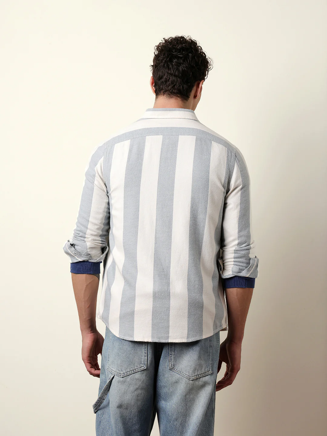 Men Checked Casual Full-Sleeve Shirt - Image 7