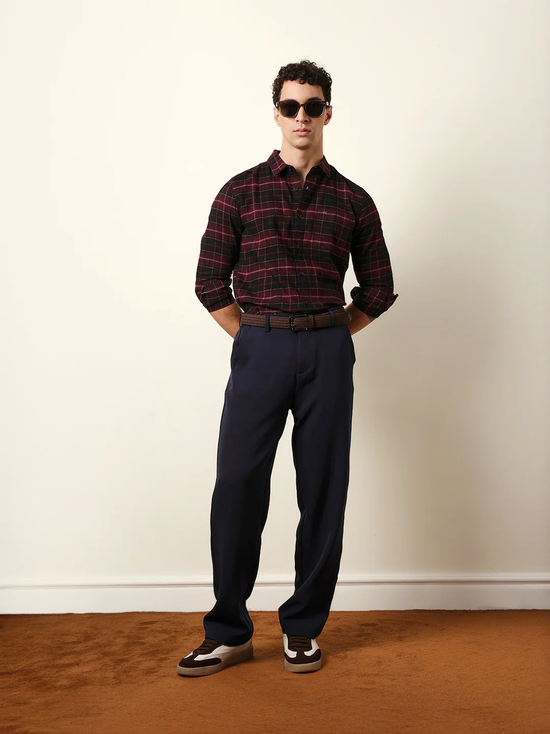 Men Checked Casual Full-Sleeve Shirt - Image 2