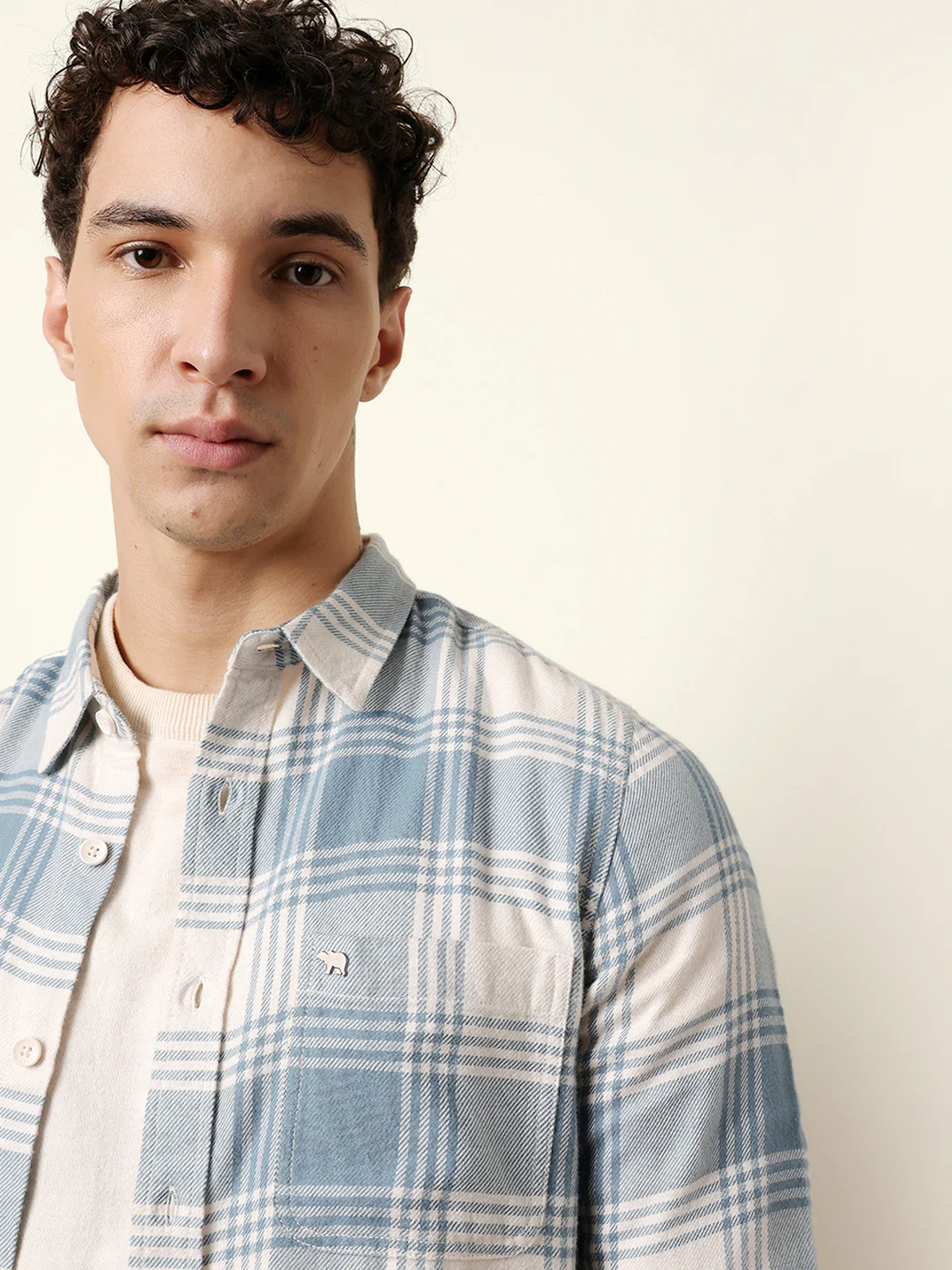 Men Checked Casual Full-Sleeve Shirt - Image 6