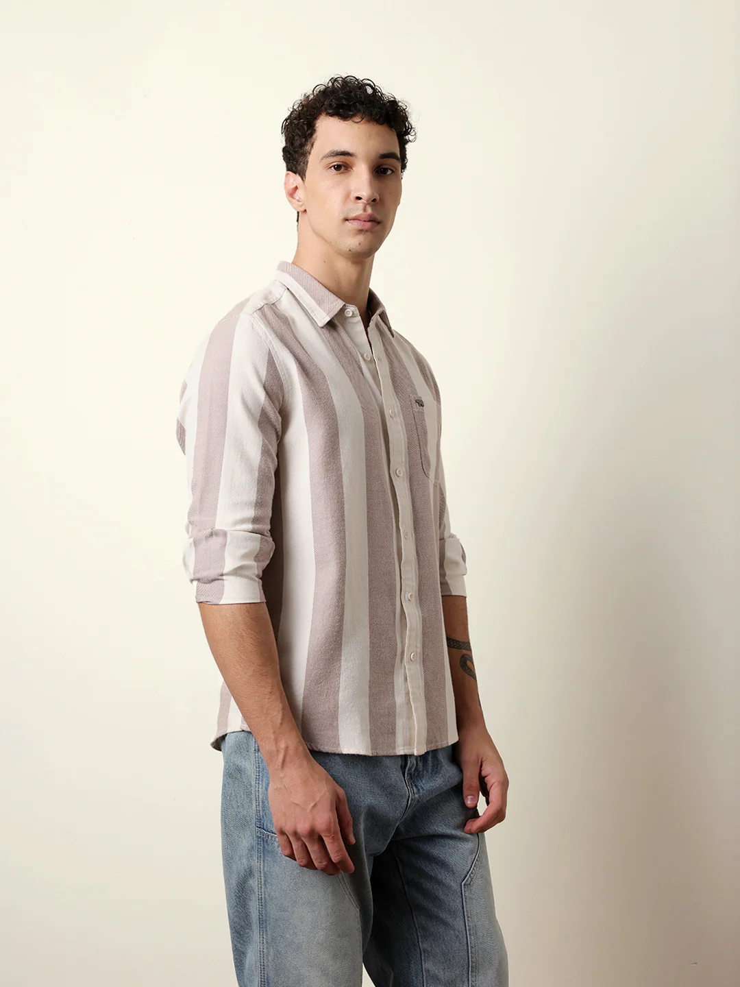 Men Checked Casual Full-Sleeve Shirt - Image 5