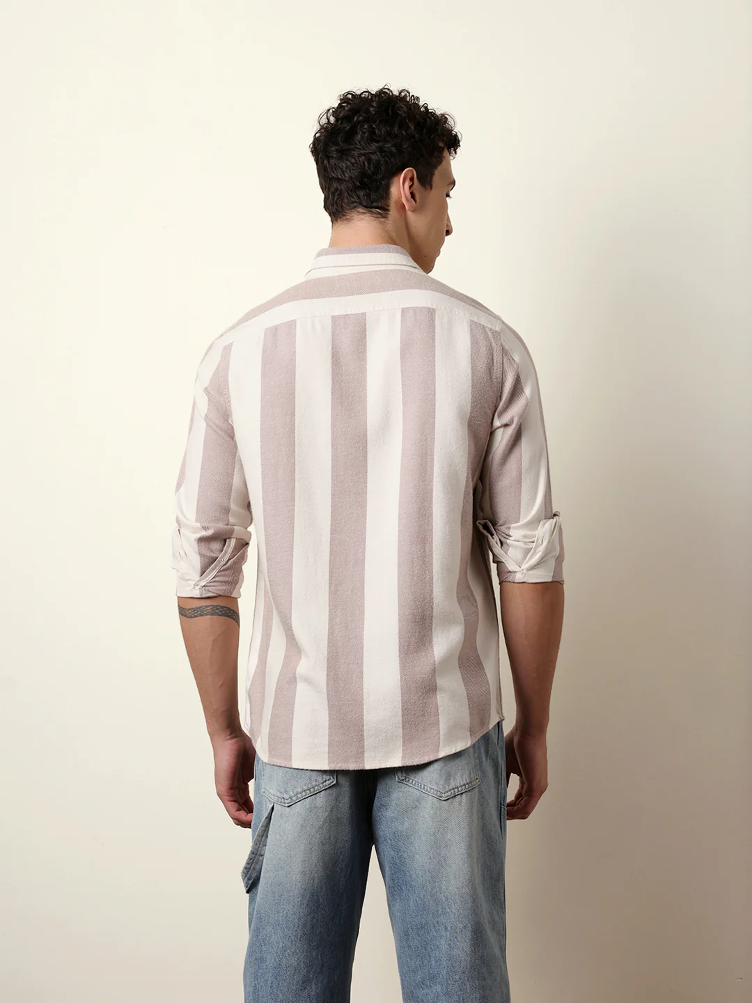 Men Checked Casual Full-Sleeve Shirt - Image 7