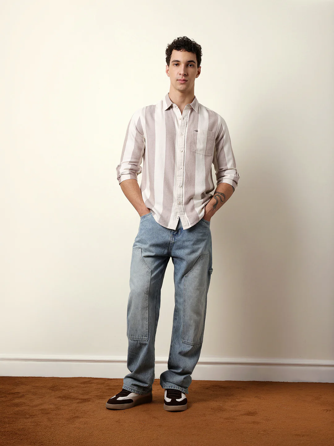 Men Checked Casual Full-Sleeve Shirt - Image 8