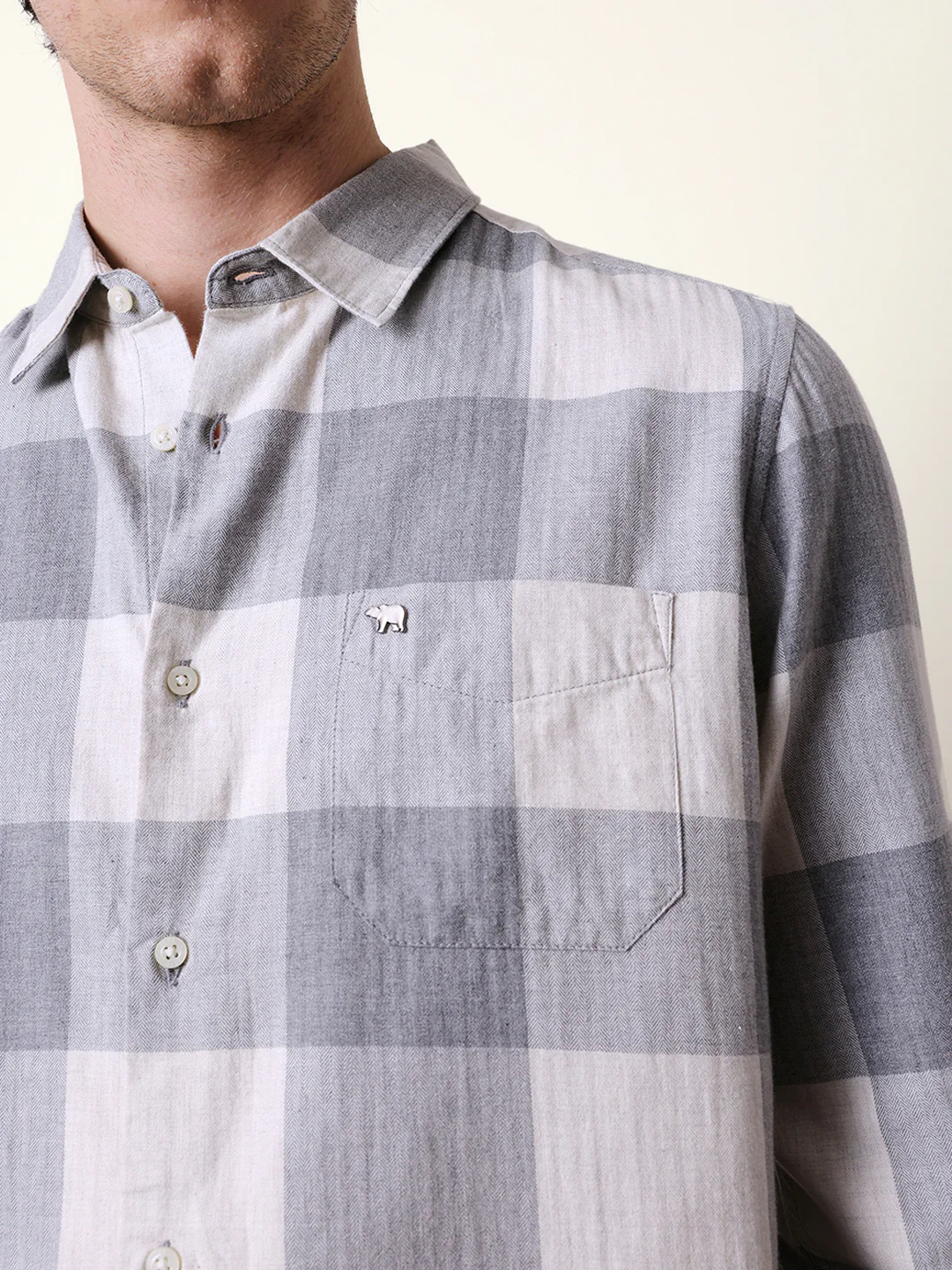 Men Checked Casual Full-Sleeve Shirt - Image 6