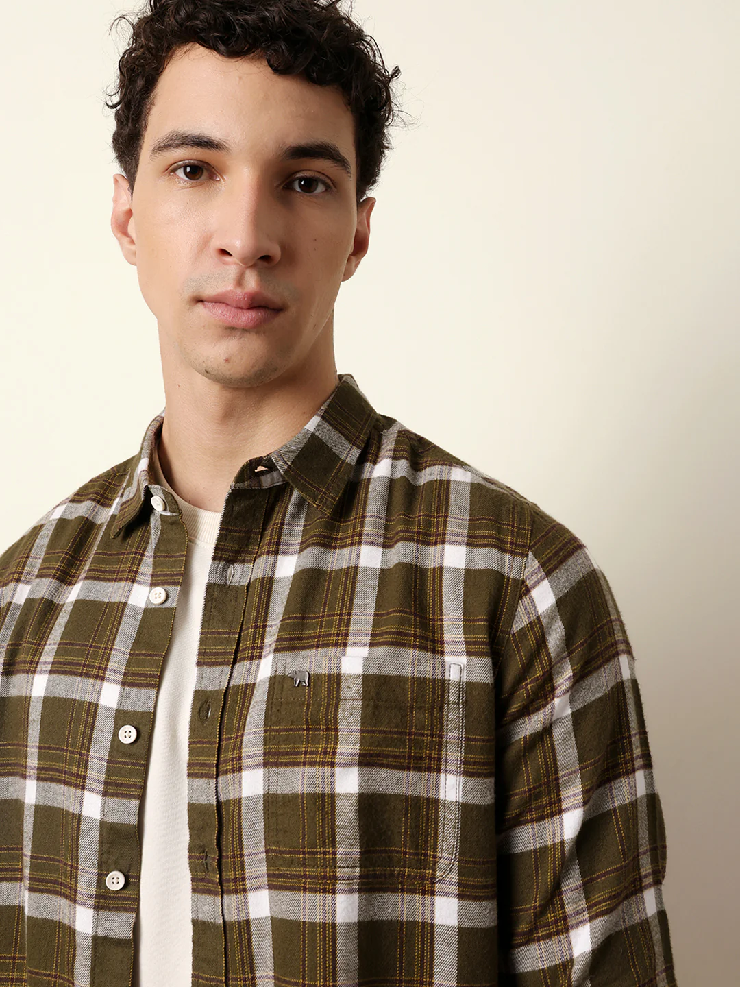Men Checked Casual Full-Sleeve Shirt - Image 6