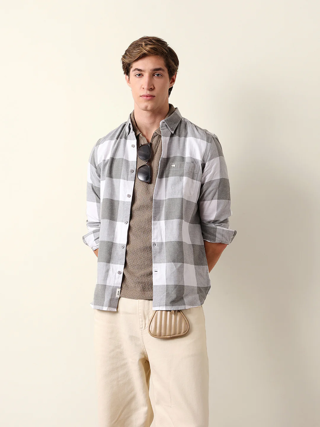 Men Checked Casual Shirt - Image 3