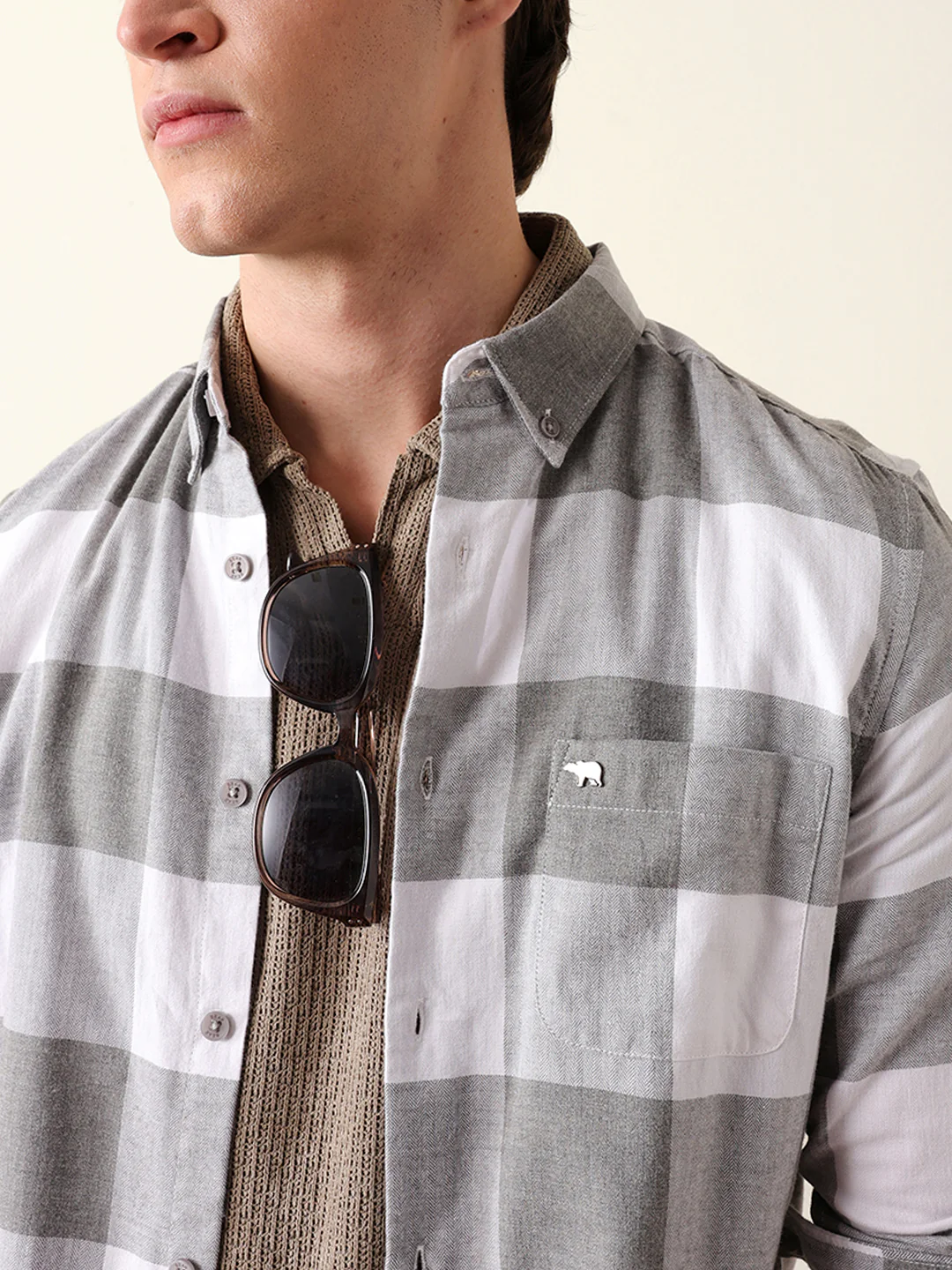 Men Checked Casual Shirt - Image 6